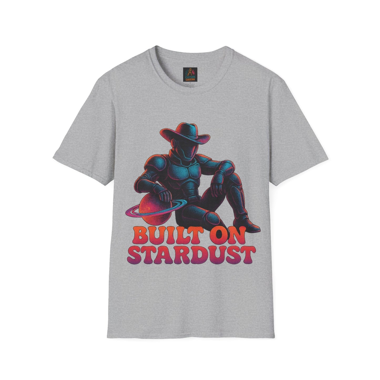 Built on Stardust Cosmic Cowboy T-shirt - Cowgirltops.com