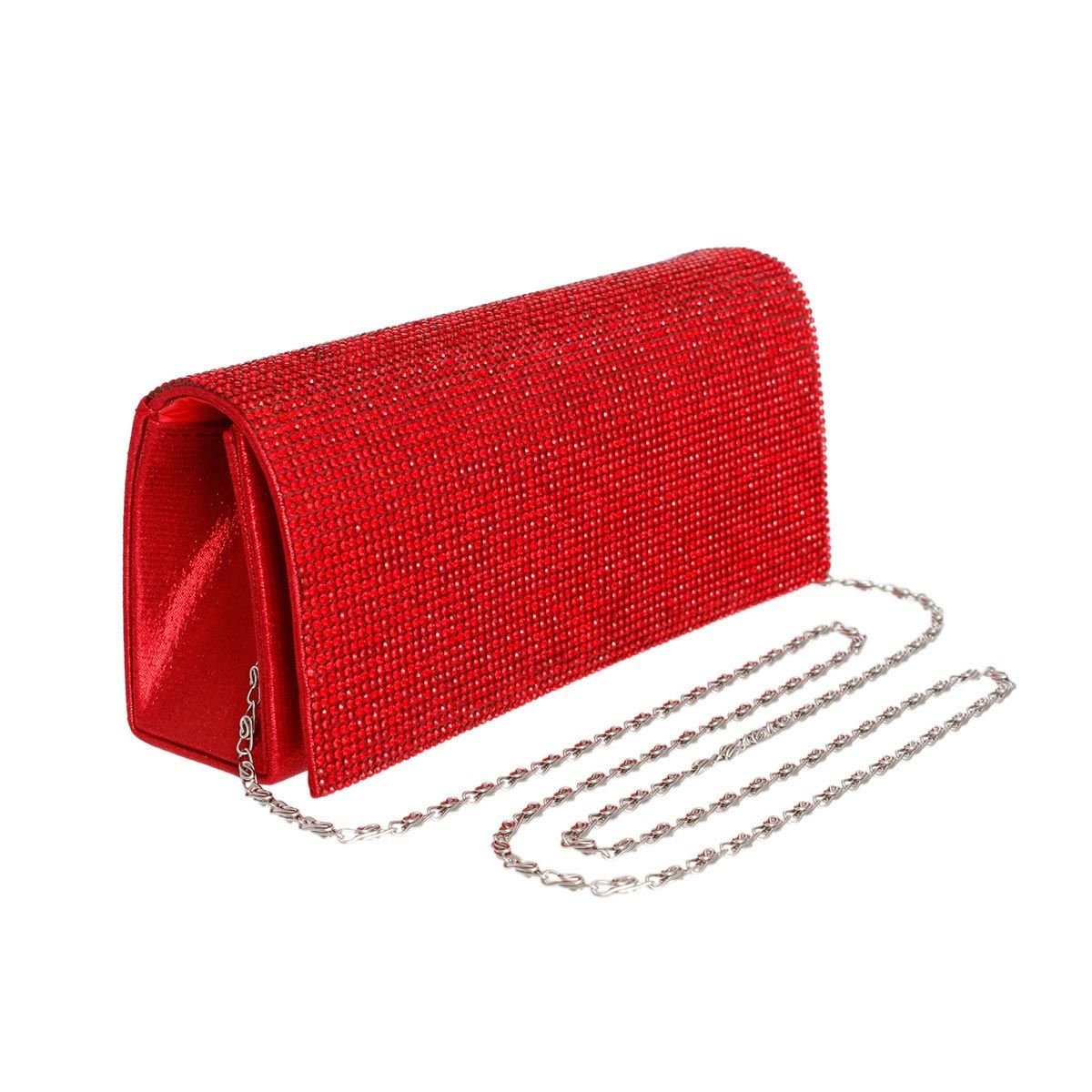 Clutch Red Rhinestone Evening Bag for Women - Cowgirltops.com