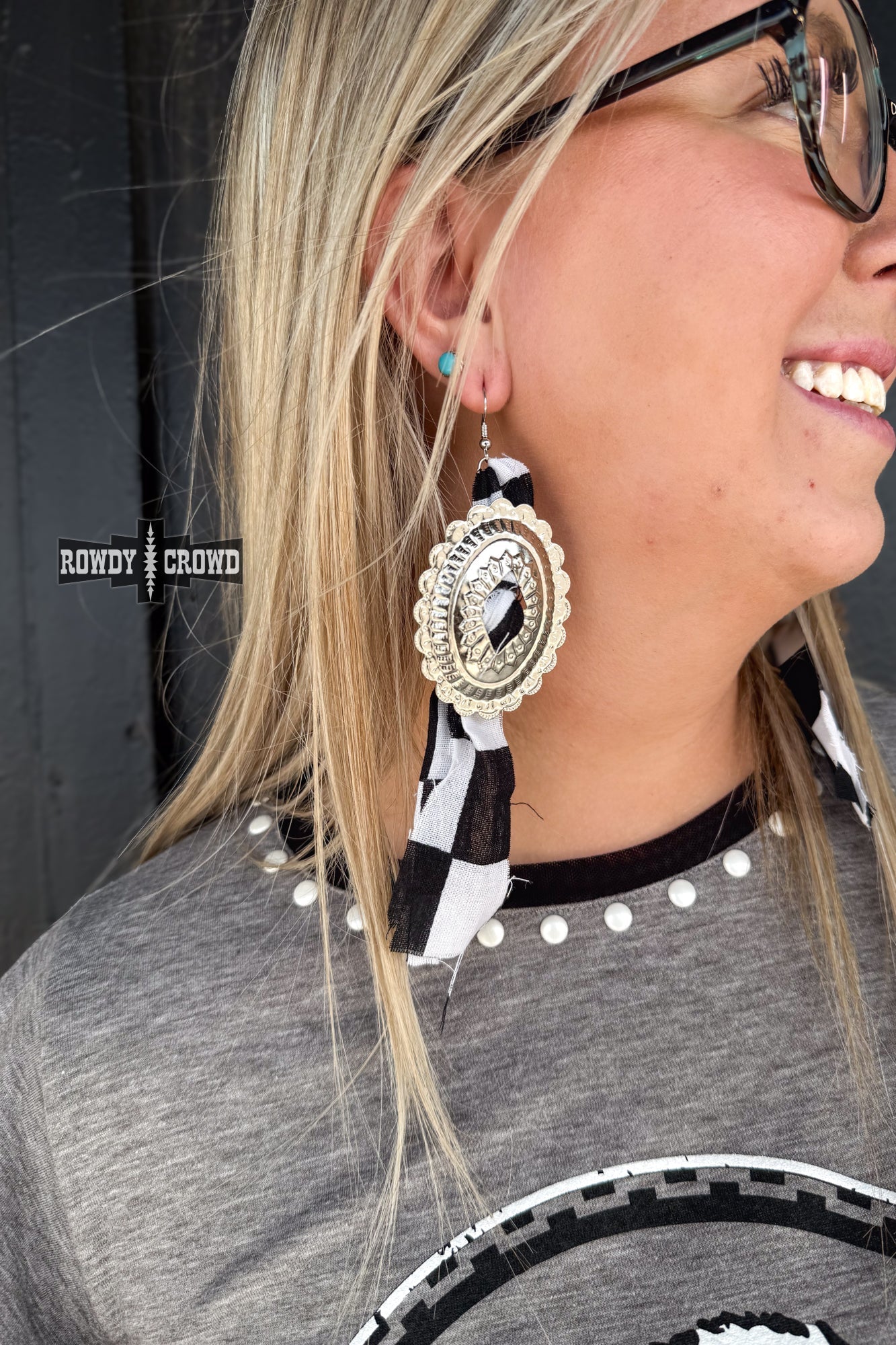 Concho Rodeo Earrings - Cowgirltops.com