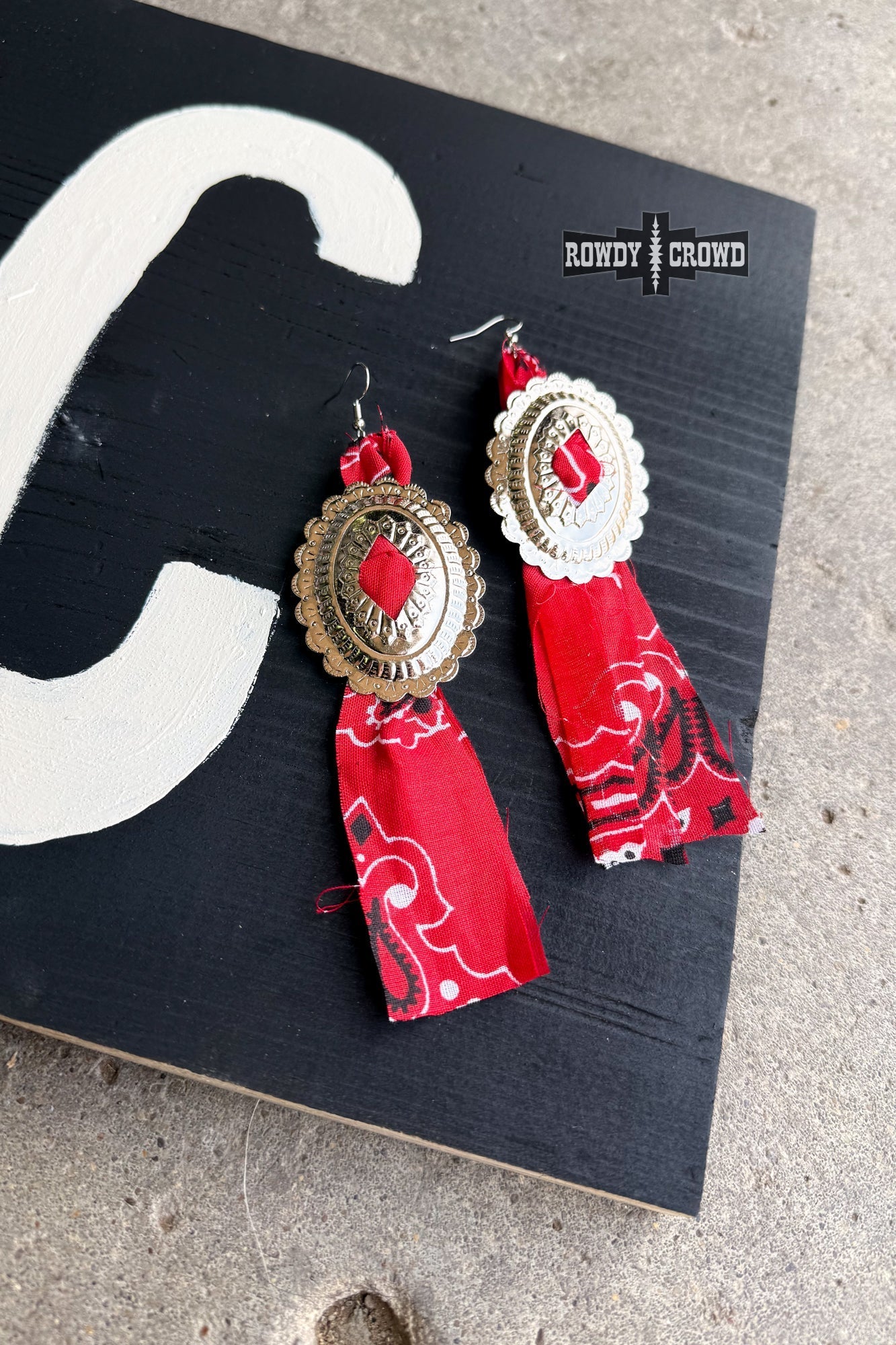 Concho Rodeo Earrings - Cowgirltops.com