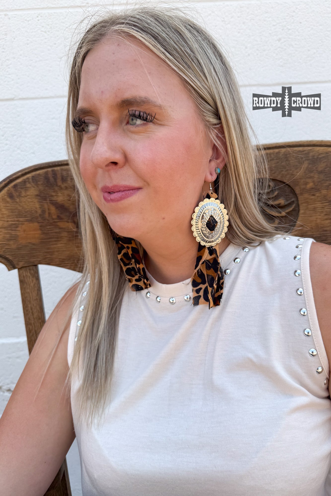 Concho Rodeo Earrings - Cowgirltops.com