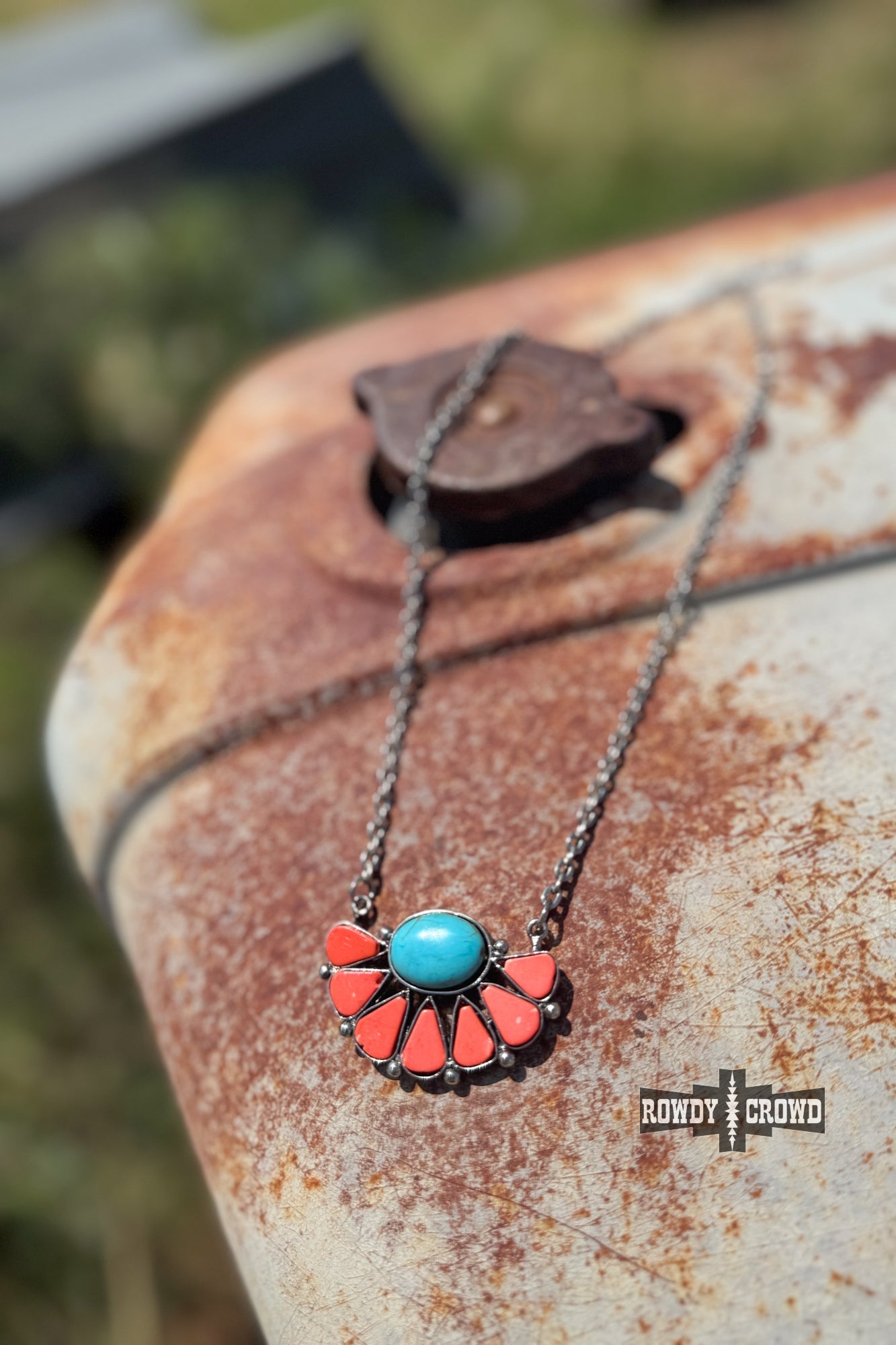 Coral West Necklace - Cowgirltops.com