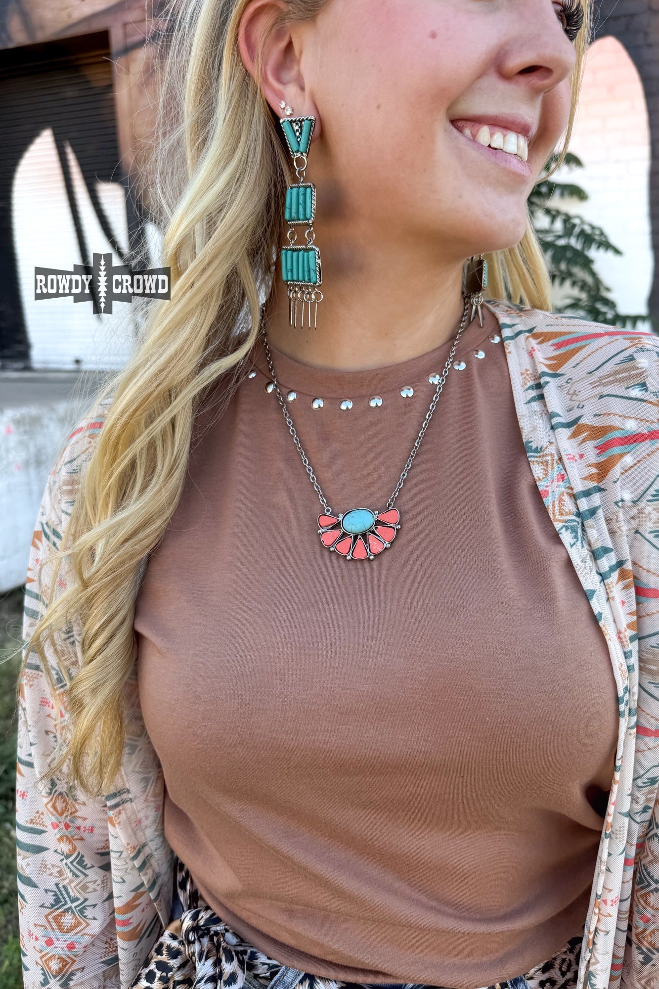 Coral West Necklace - Cowgirltops.com