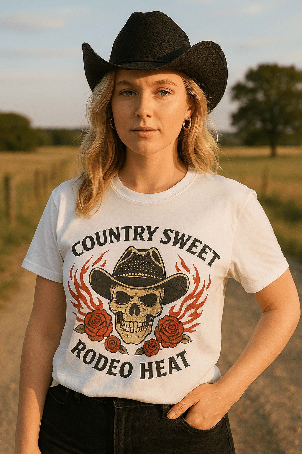 Country Sweet Rodeo Heat Unisex T-Shirt - Cowgirltops.com