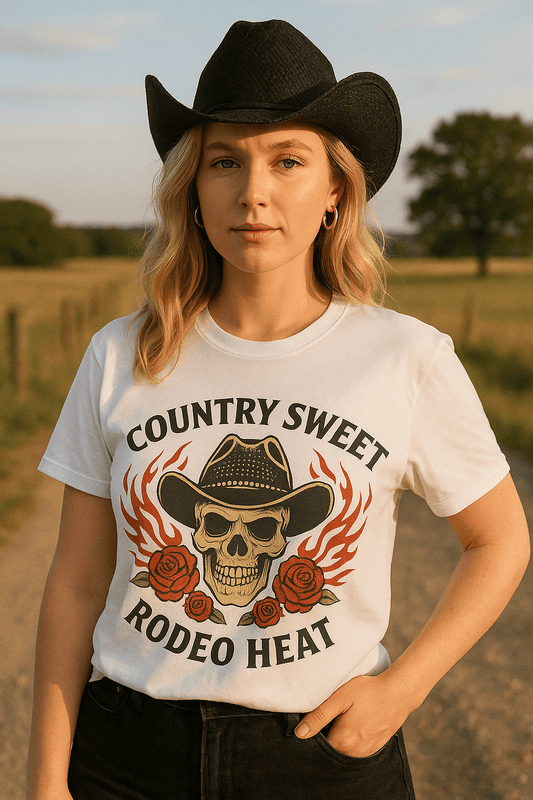 Country Sweet Rodeo Heat Unisex T-Shirt - Cowgirltops.com