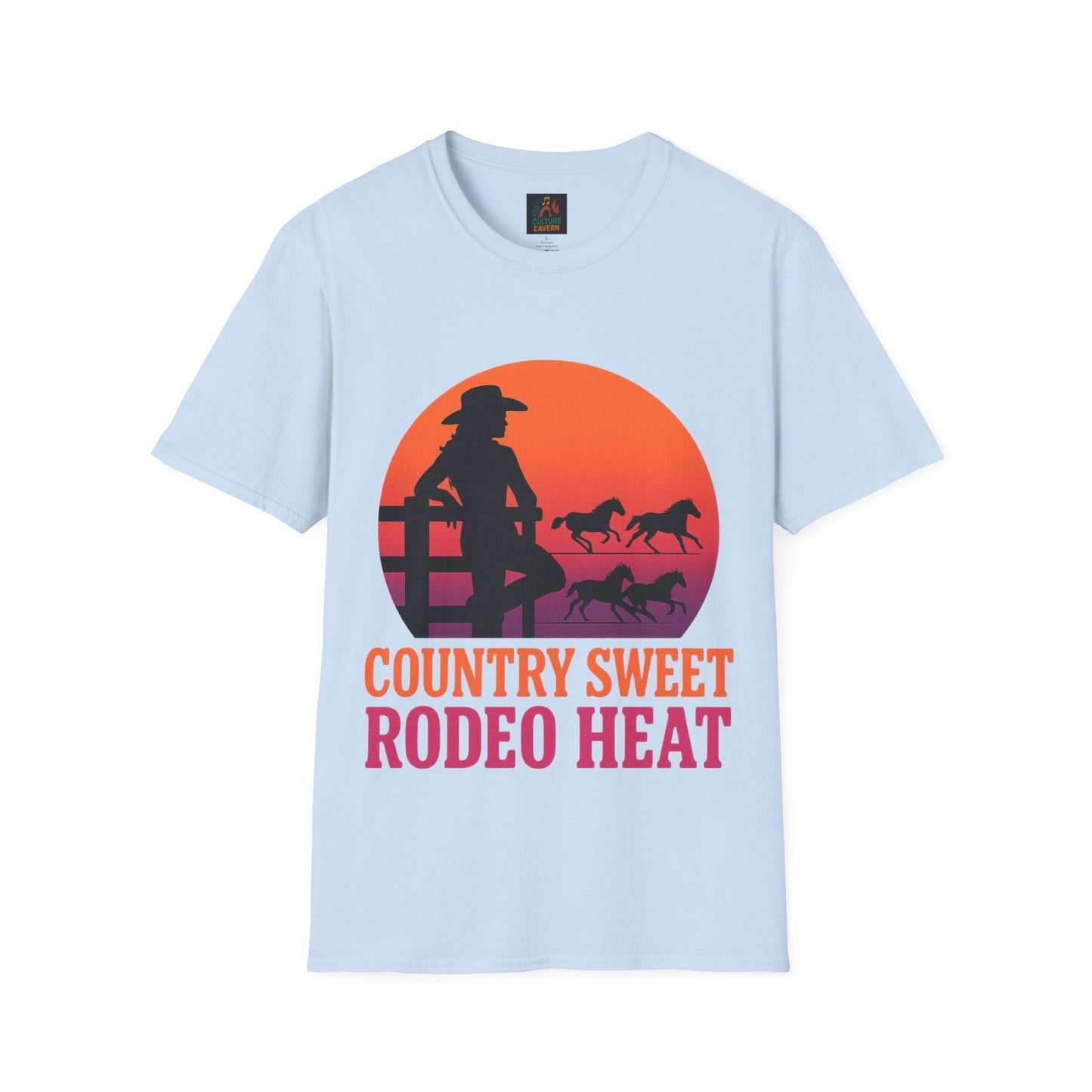 Country Sweet Rodeo Heat Womens T-Shirt - Cowgirltops.com