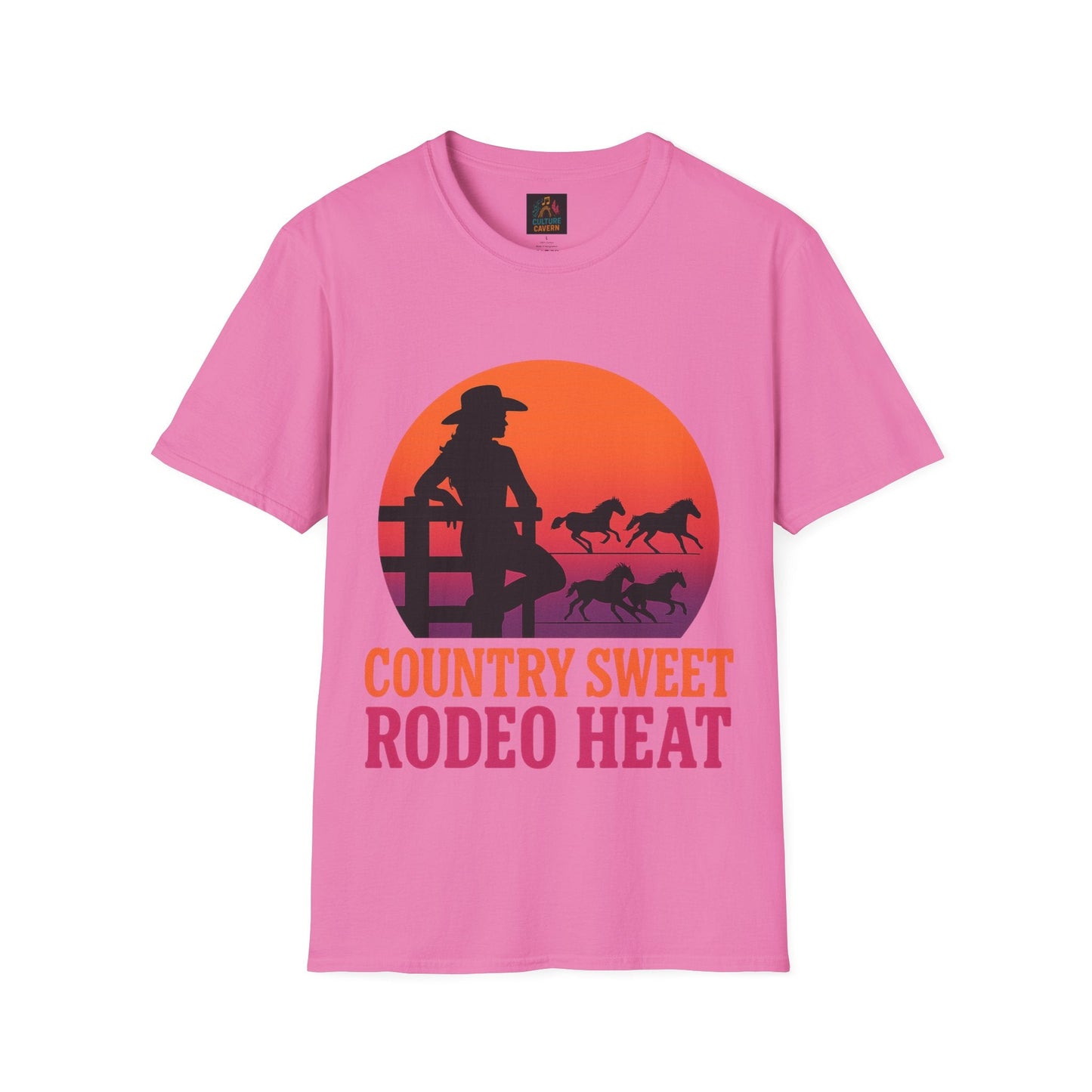 Country Sweet Rodeo Heat Womens T-Shirt - Cowgirltops.com