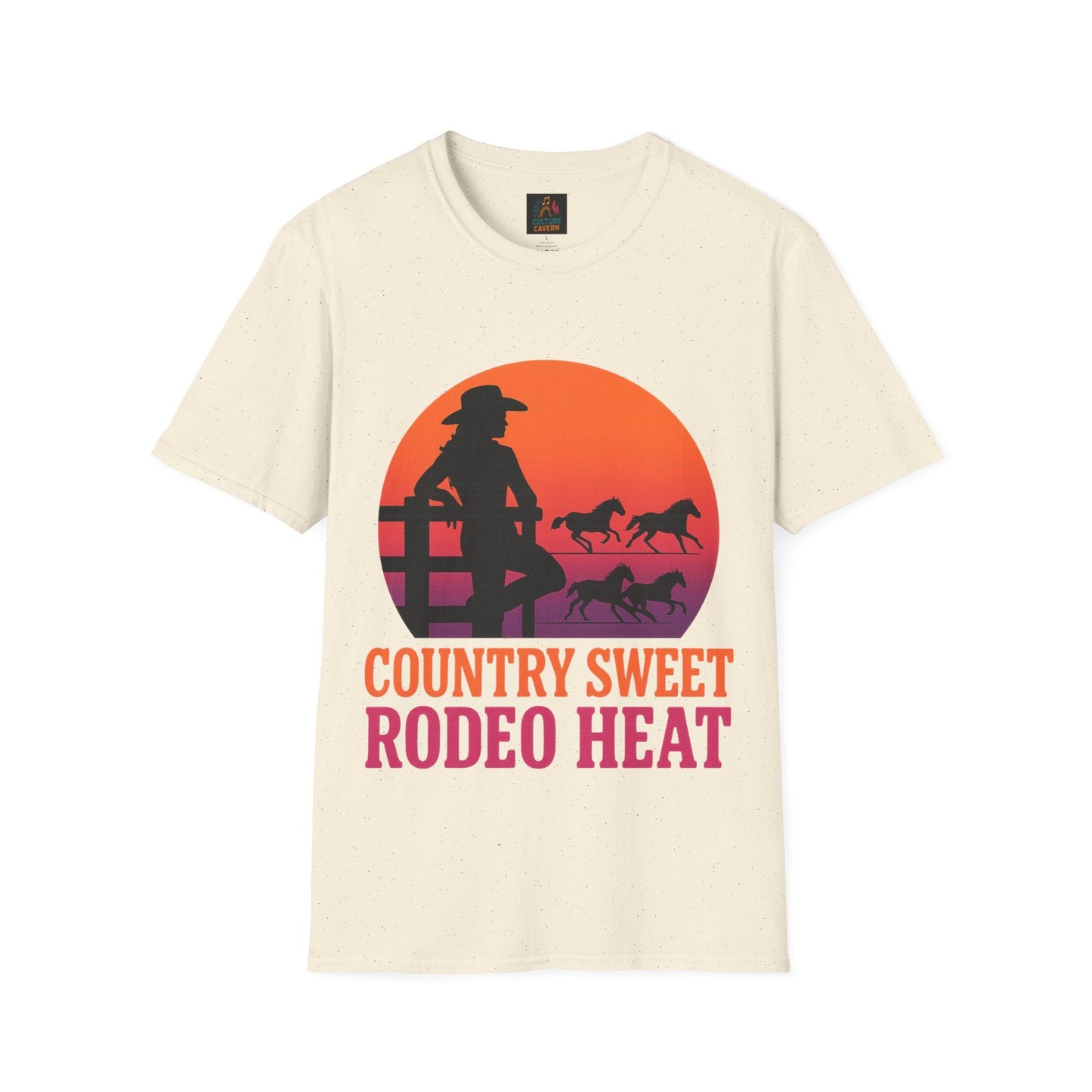 Country Sweet Rodeo Heat Womens T-Shirt - Cowgirltops.com