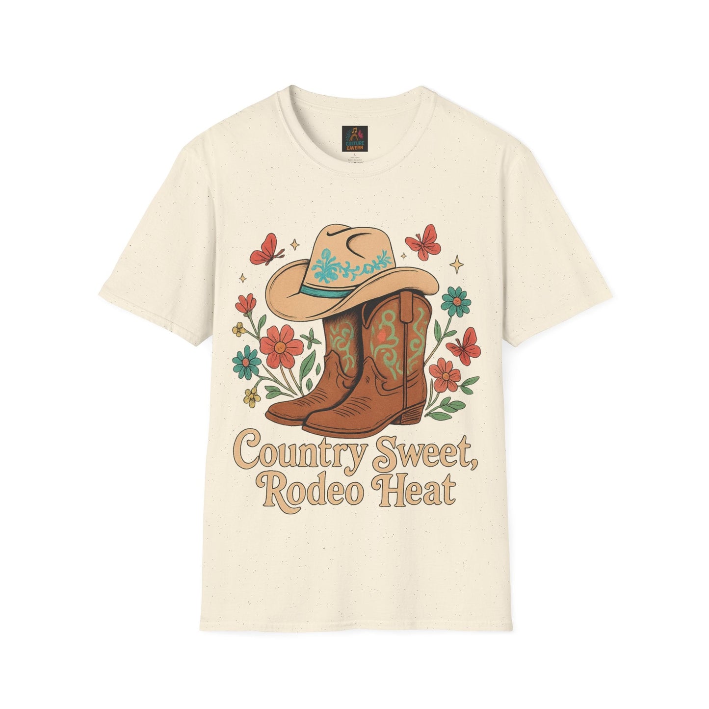 Country Sweet, Rodeo Heat Womens T-shirt - Cowgirltops.com