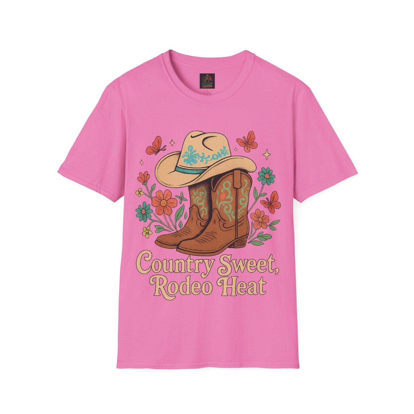 Country Sweet, Rodeo Heat Womens T-shirt - Cowgirltops.com