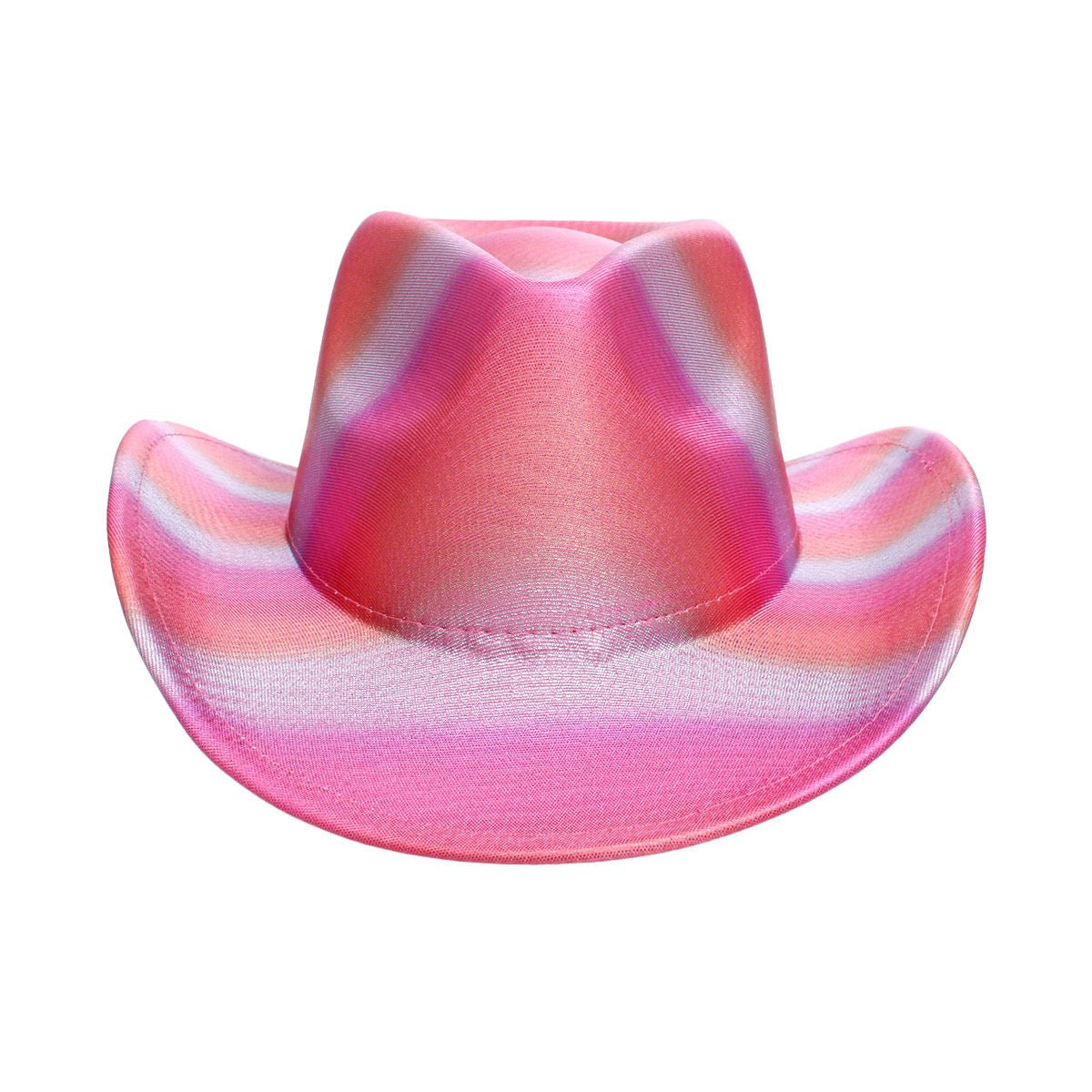 Cowboy Hat Iridescent Fuchsia Fashion Hat - Cowgirltops.com