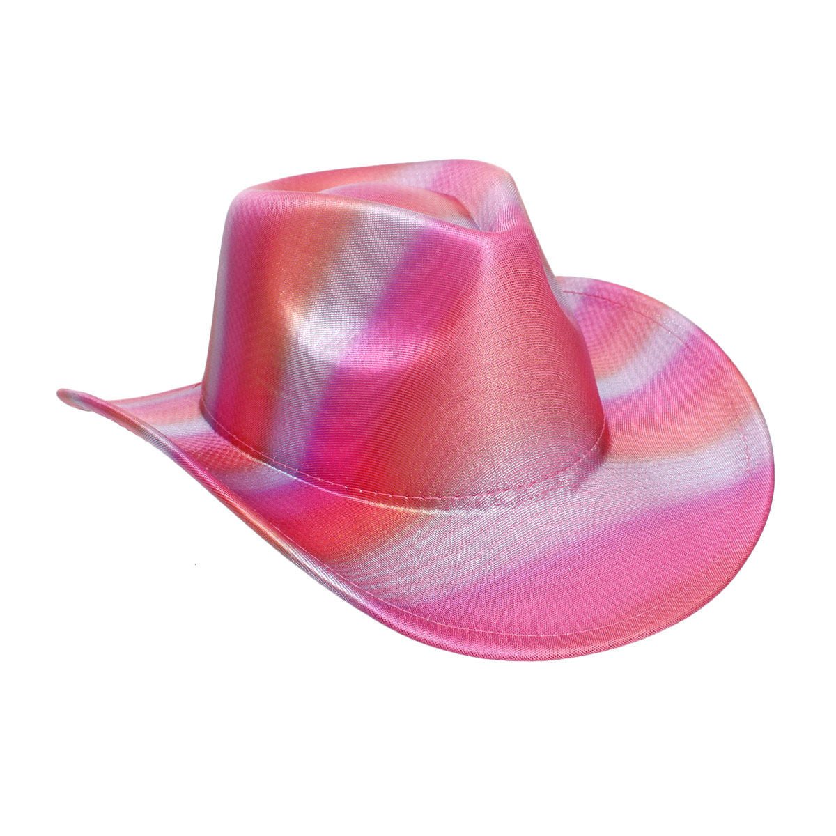 Cowboy Hat Iridescent Fuchsia Fashion Hat - Cowgirltops.com