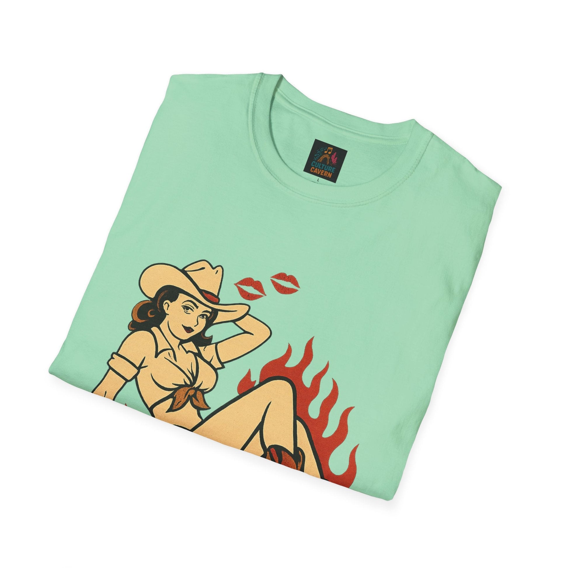 Cowgirl Kisses, Devils Wishes Tee - Cowgirltops.com