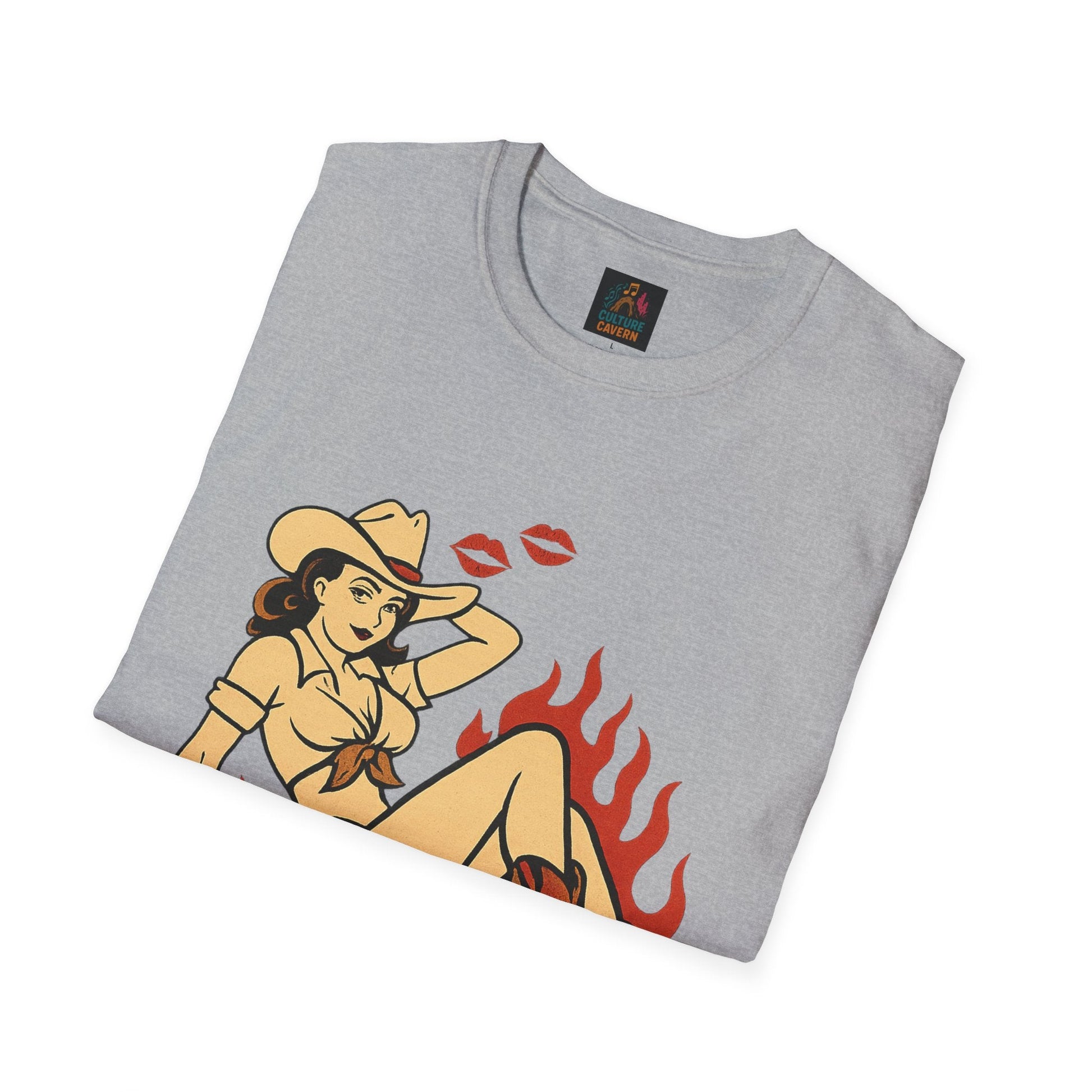 Cowgirl Kisses, Devils Wishes Tee - Cowgirltops.com