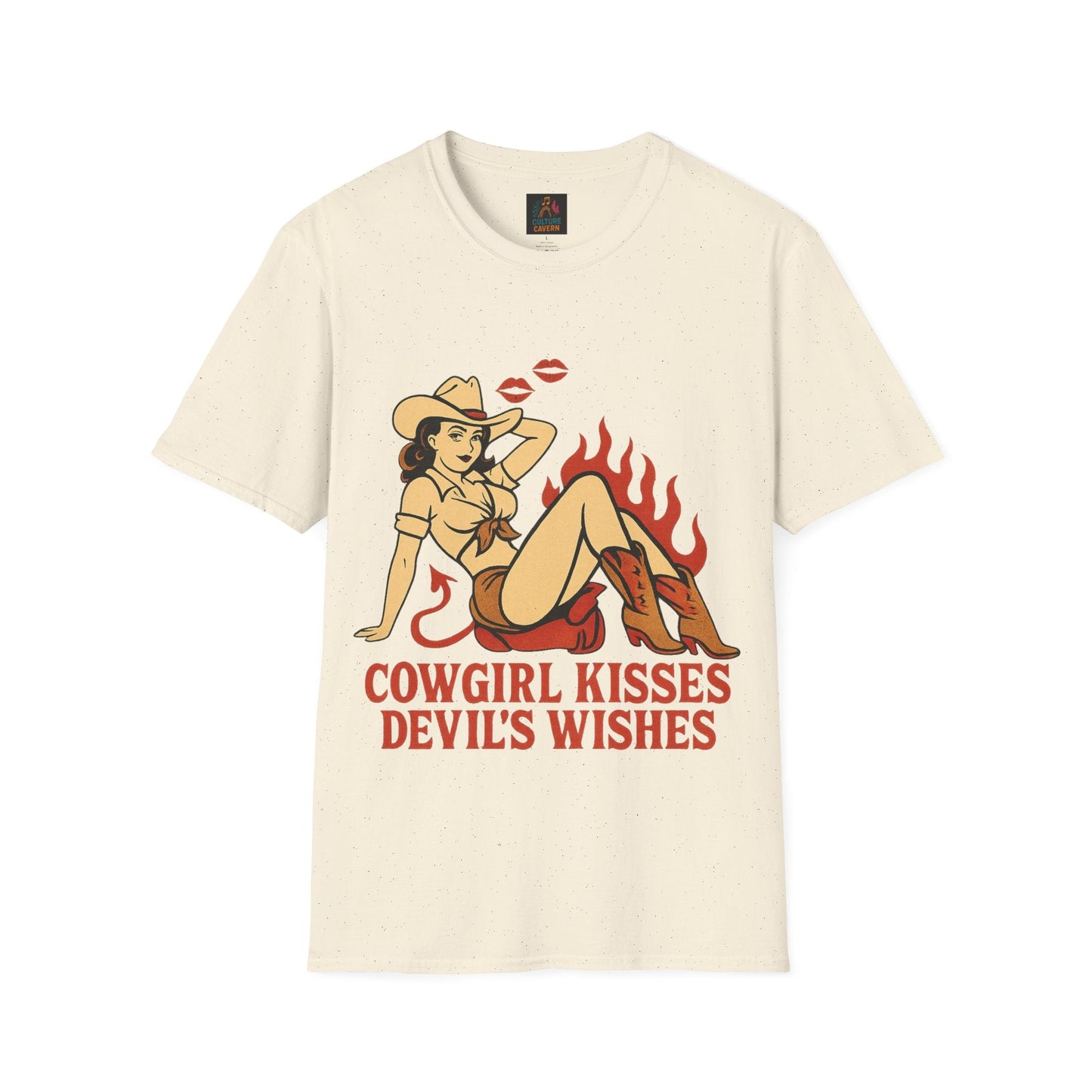 Cowgirl Kisses, Devils Wishes Tee - Cowgirltops.com
