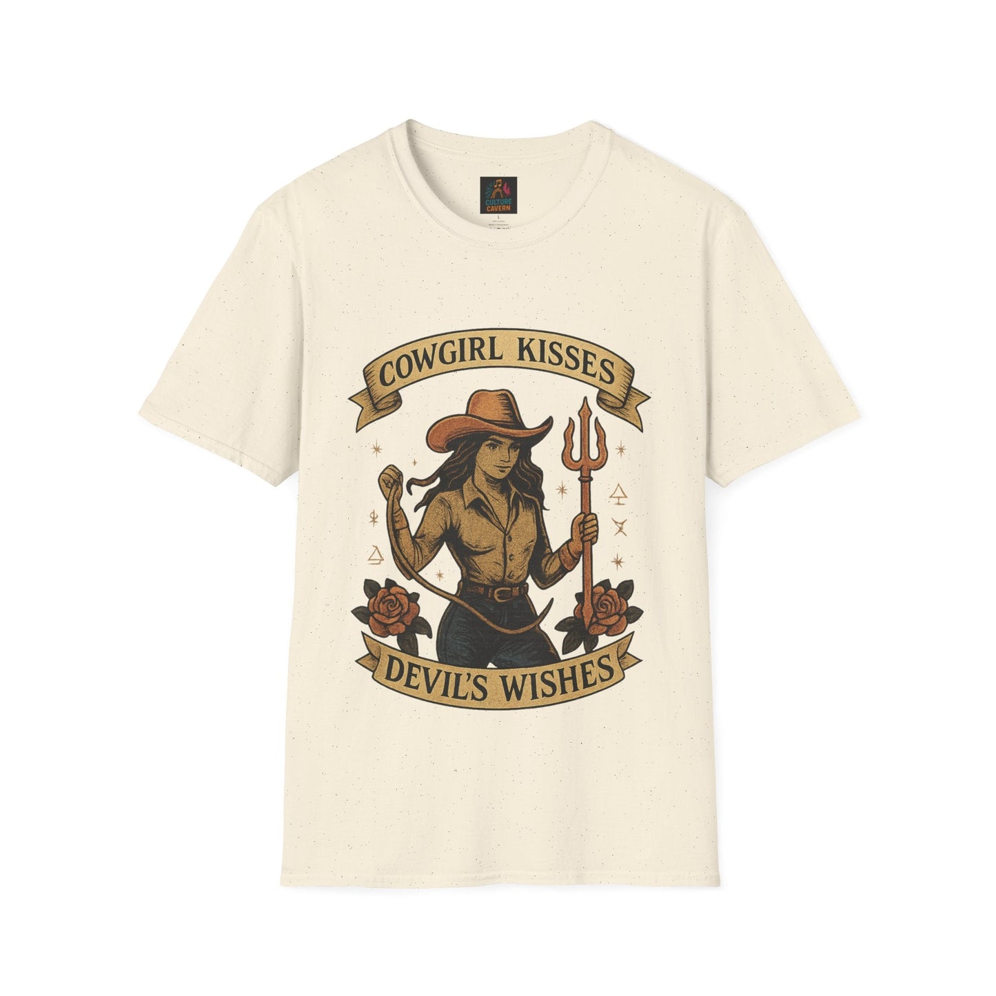 Cowgirl Kisses, Devil’s Wishes, Women’s tee - Cowgirltops.com