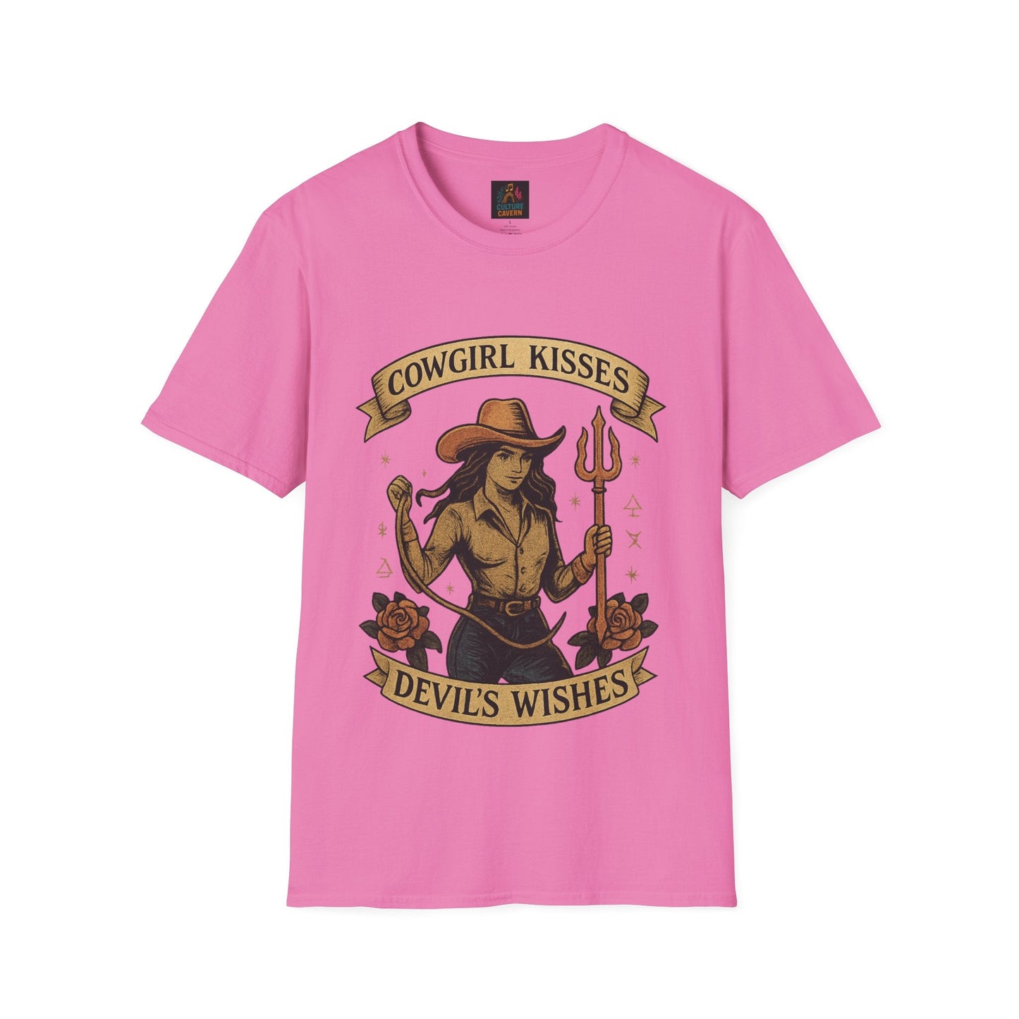 Cowgirl Kisses, Devil’s Wishes, Women’s tee - Cowgirltops.com