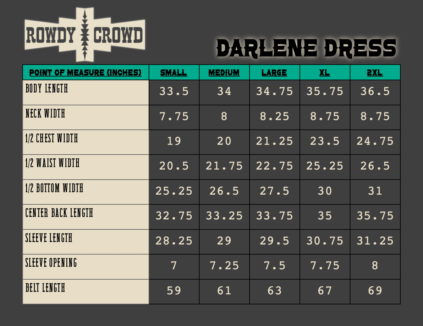 Darlene Dress - Cowgirltops.com