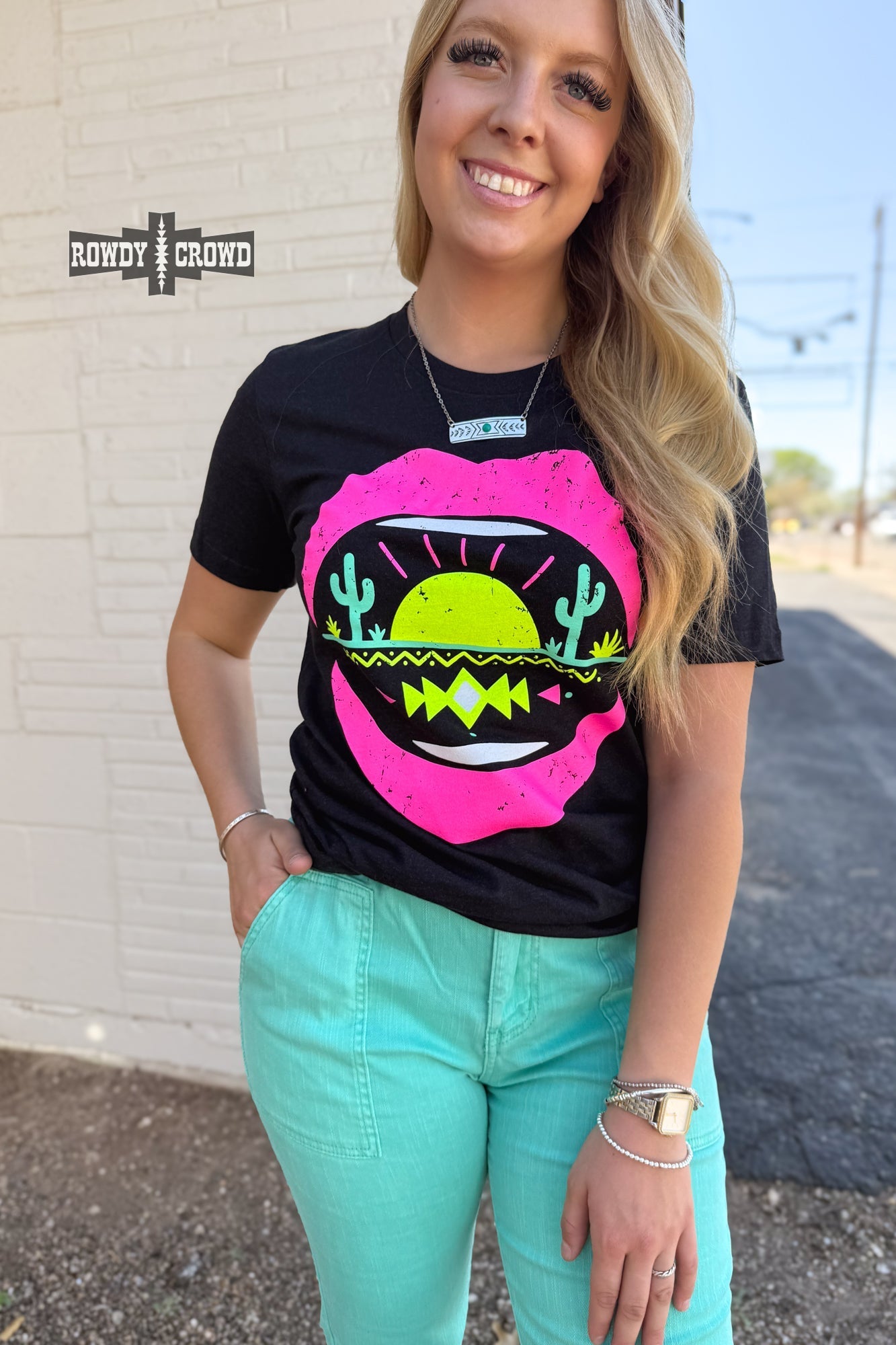 Desert Lips Tee - Cowgirltops.com