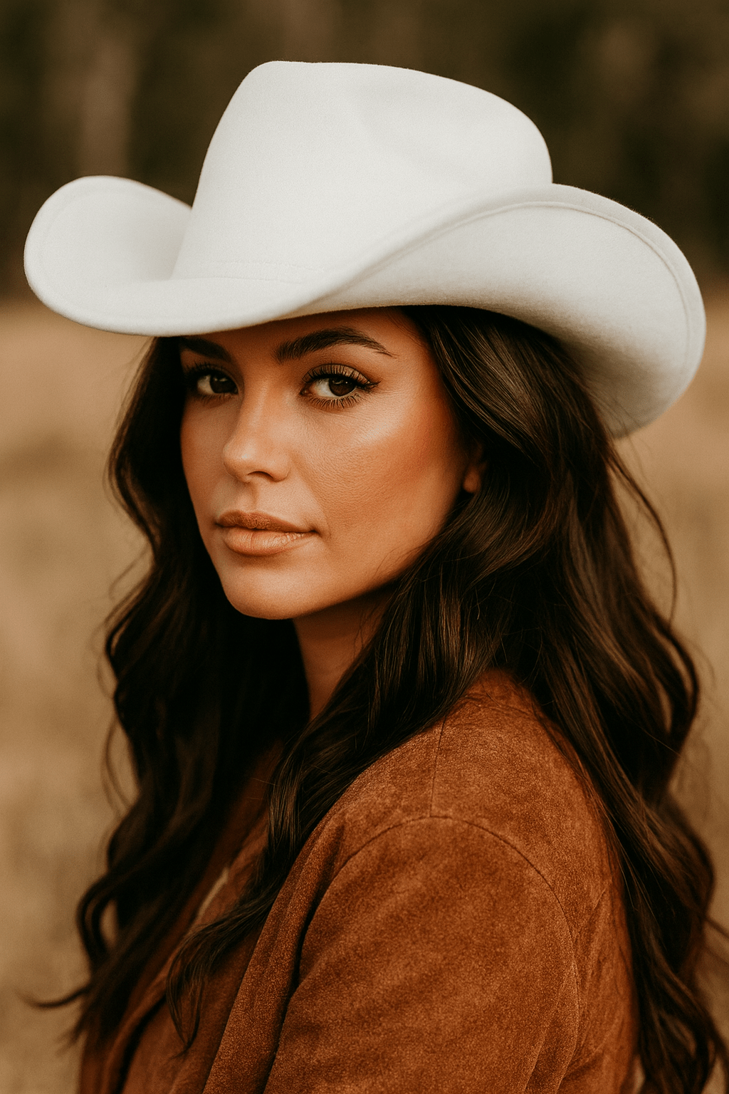 Essentials Collection White Cowgirl Hat - Cowgirltops.com