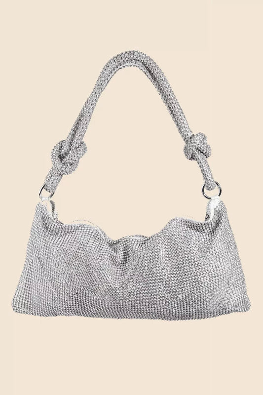 Fame Rhinestone Studded Hobo Bag - Cowgirltops.com