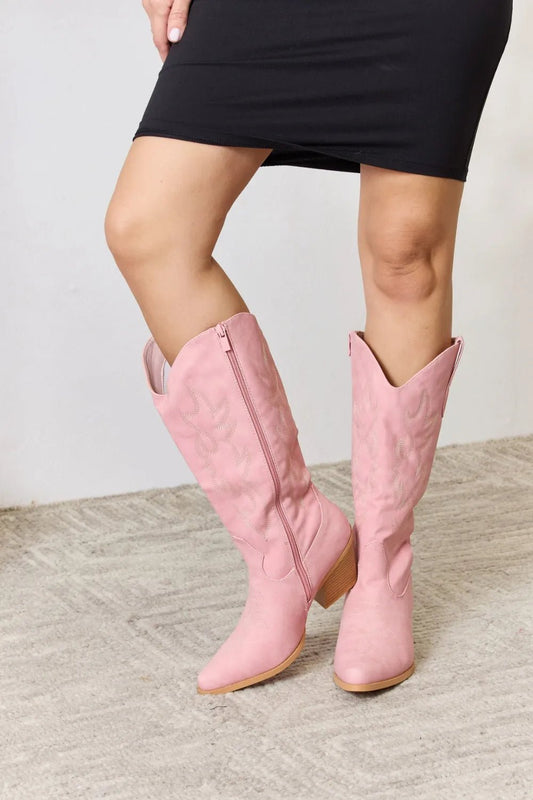 Forever Link Knee High Cowboy Boots - Cowgirltops.com