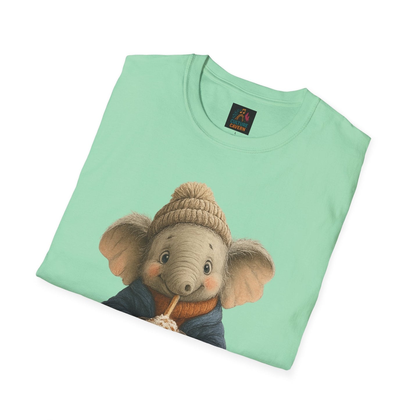 Frappin' Adorable Elephant T-Shirt - Cowgirltops.com