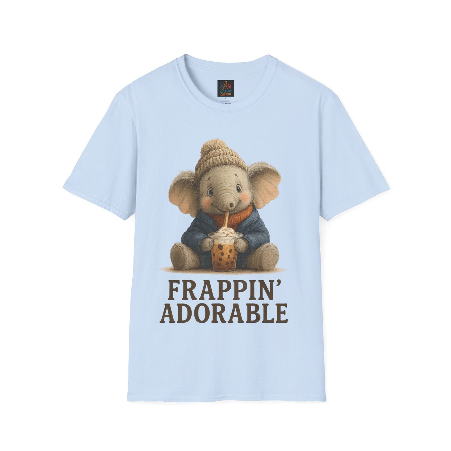 Frappin' Adorable Elephant T-Shirt - Cowgirltops.com