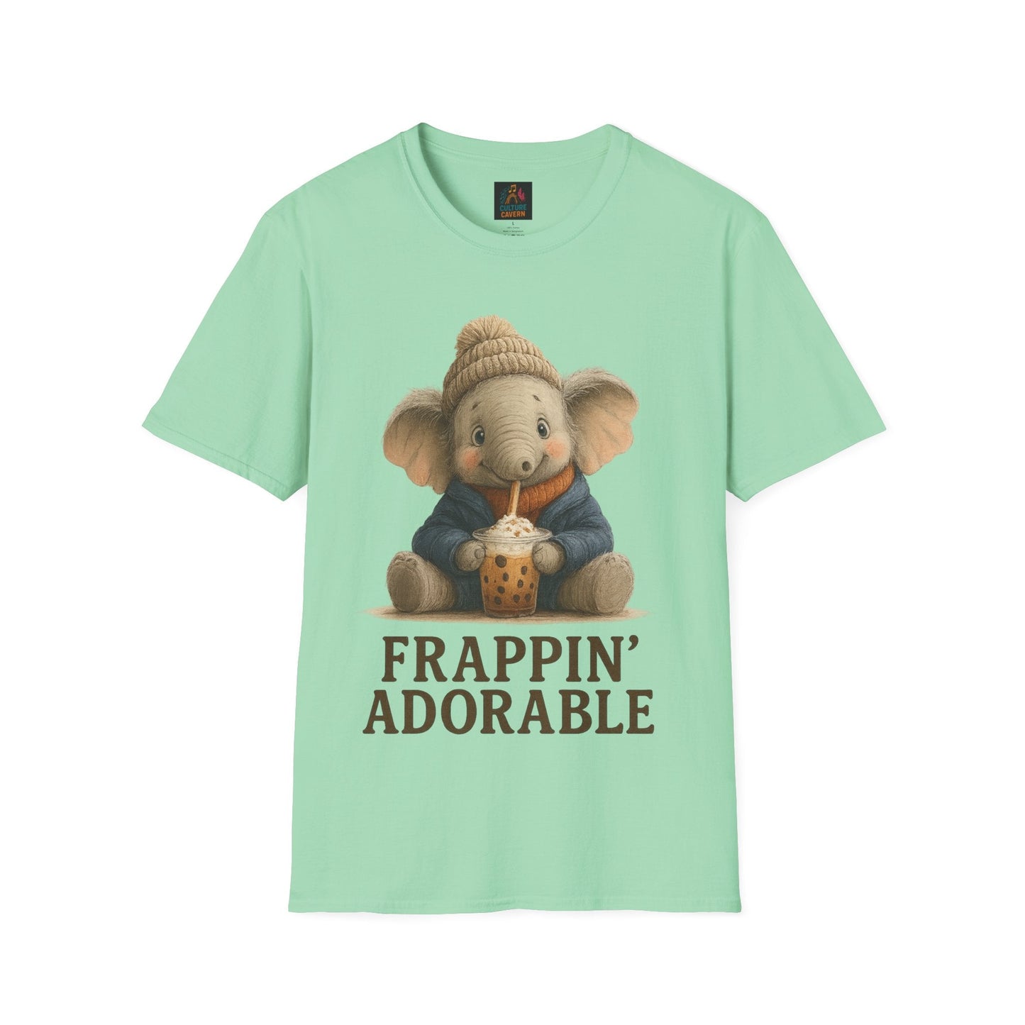 Frappin' Adorable Elephant T-Shirt - Cowgirltops.com