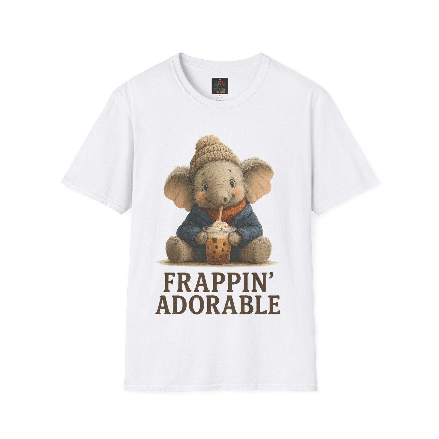 Frappin' Adorable Elephant T-Shirt - Cowgirltops.com