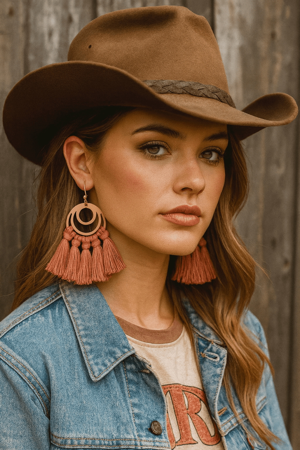 Fringe Tassel Earrings – Western Boho Statement Jewelry - Cowgirltops.com