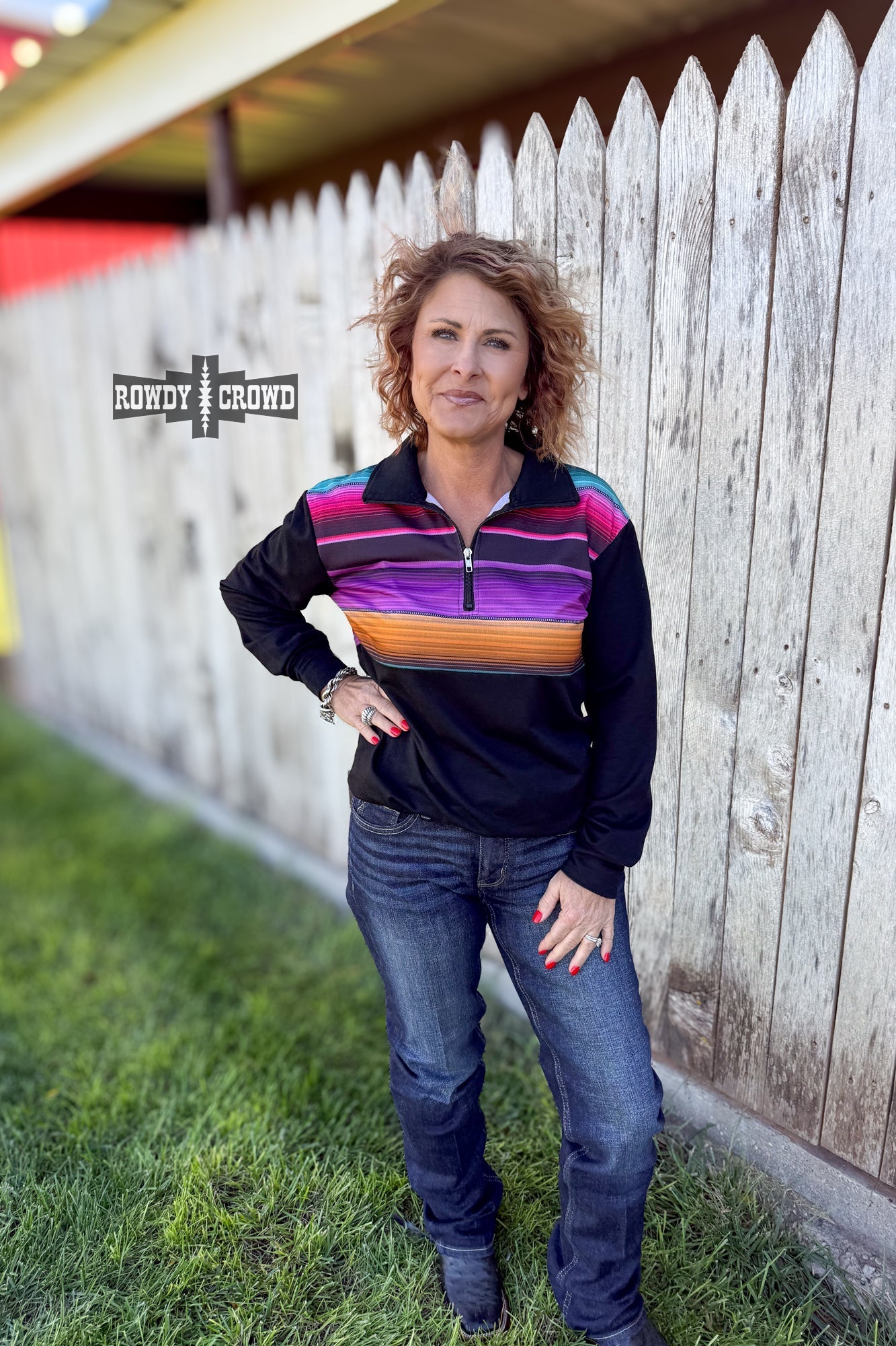 Gaucho Half Zip - Cowgirltops.com