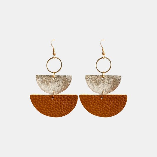 Geometrical Shape Dangle Earrings - Cowgirltops.com