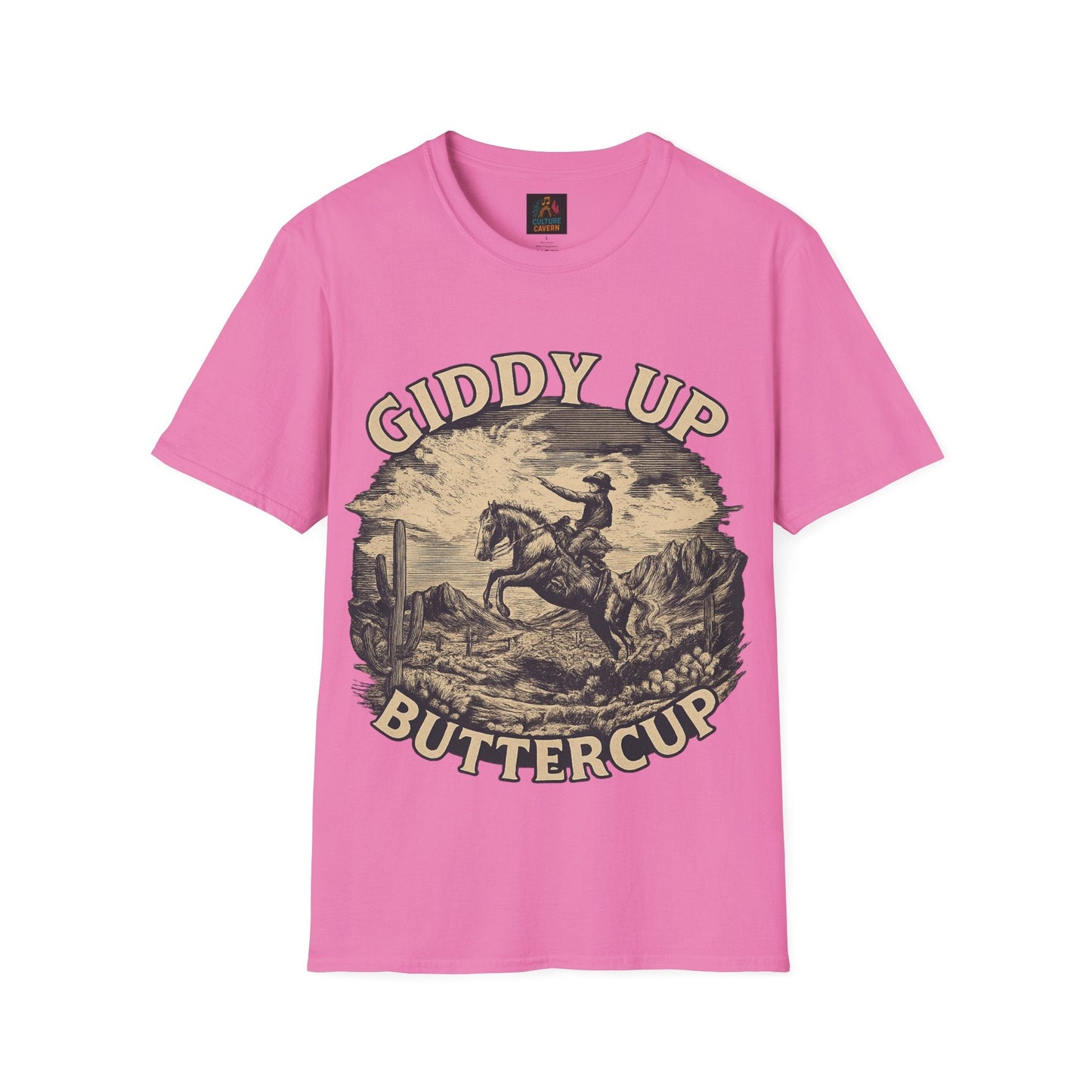Giddy Up Buttercup Unisex T-Shirt - Cowgirltops.com