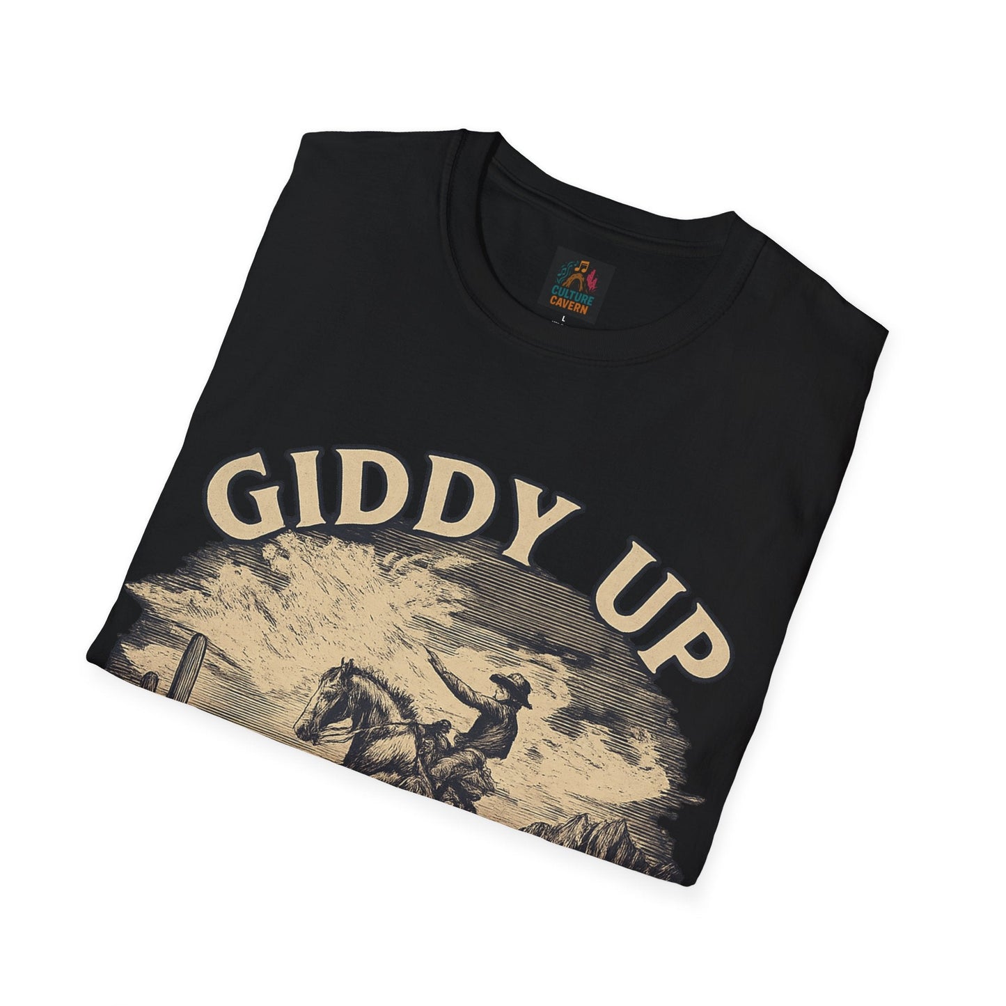 Giddy Up Buttercup Unisex T-Shirt - Cowgirltops.com