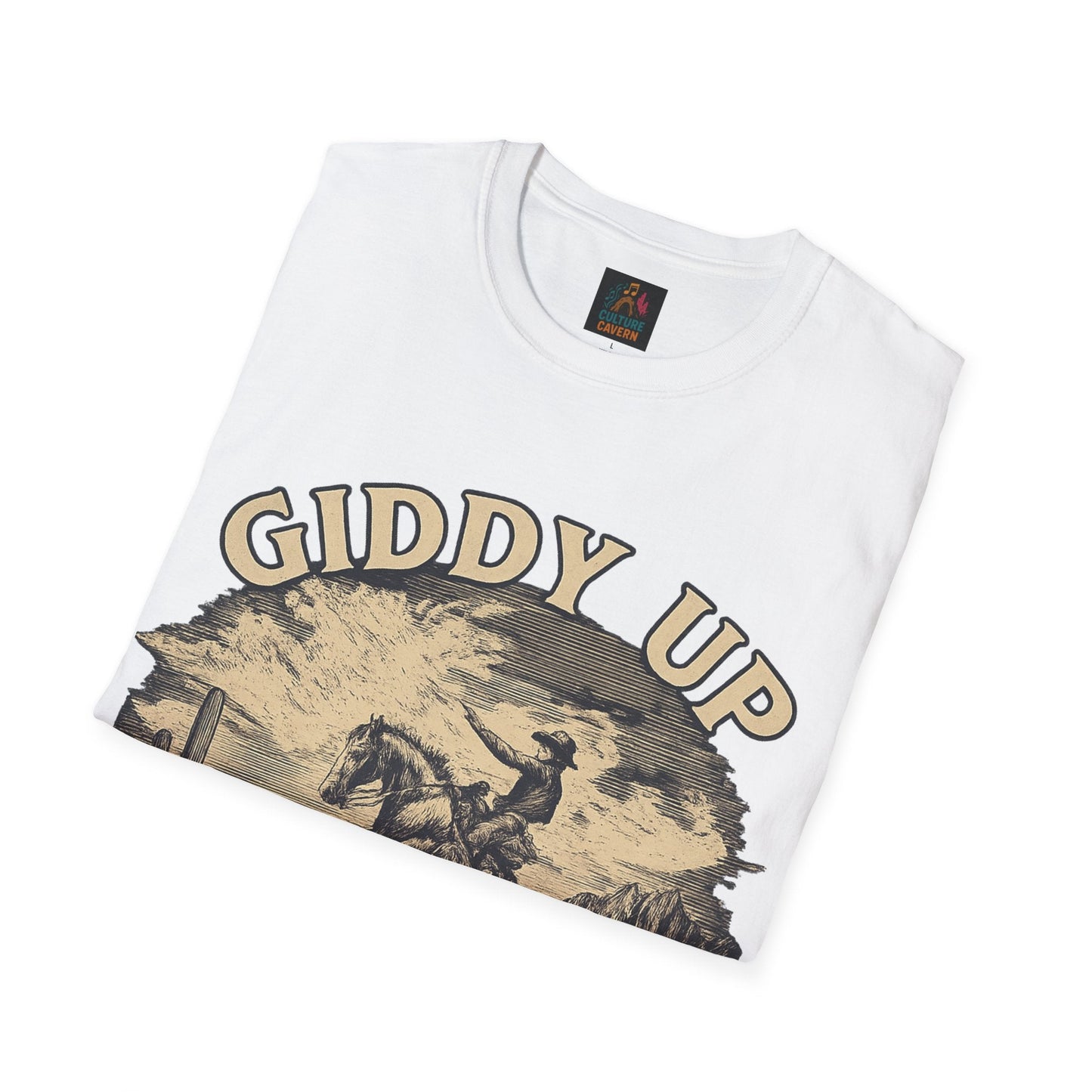 Giddy Up Buttercup Unisex T-Shirt - Cowgirltops.com