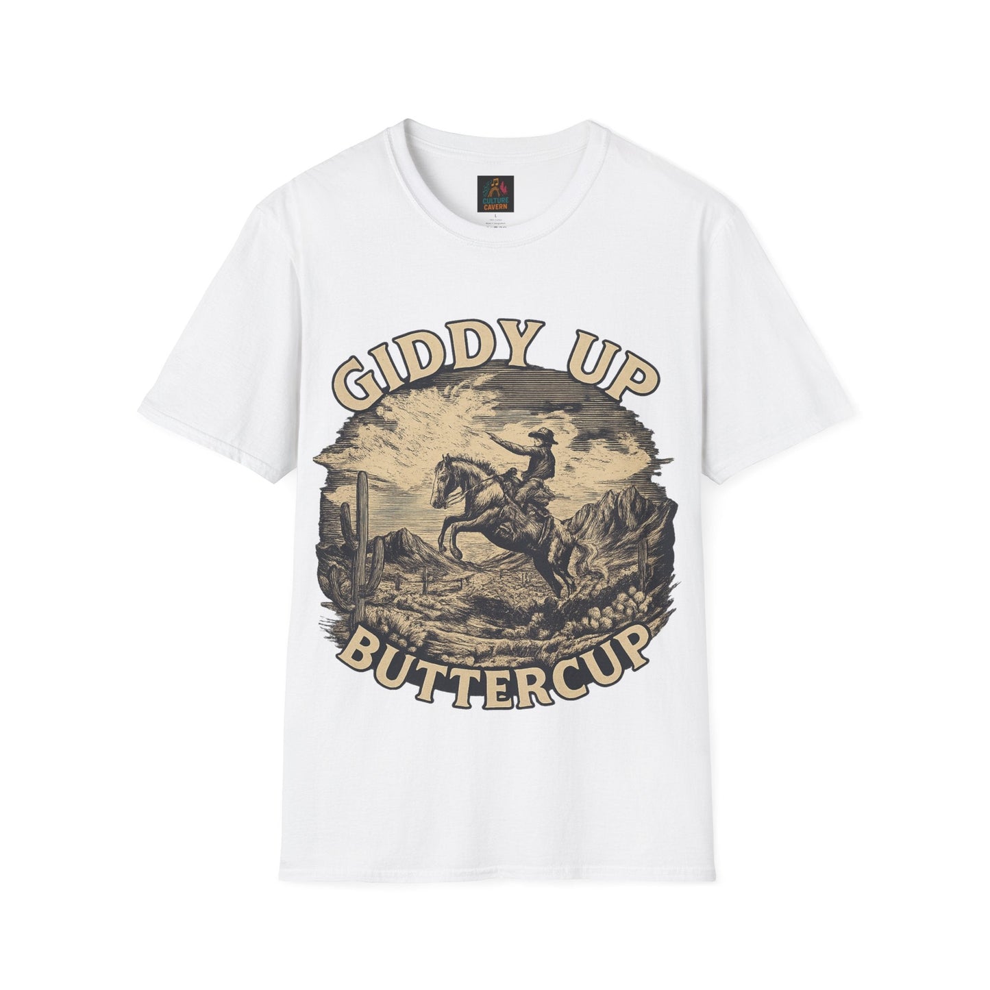 Giddy Up Buttercup Unisex T-Shirt - Cowgirltops.com