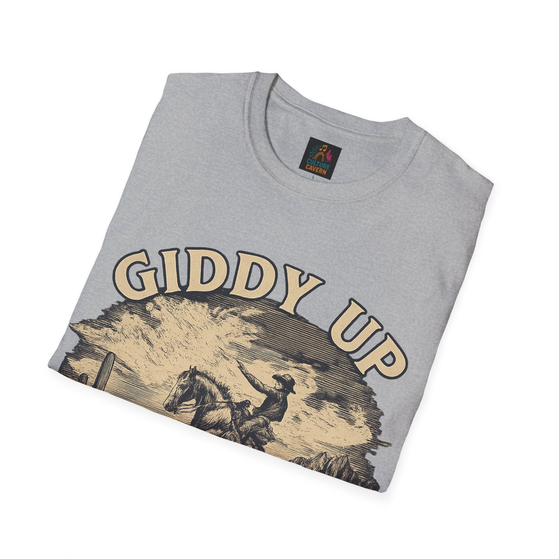 Giddy Up Buttercup Unisex T-Shirt - Cowgirltops.com