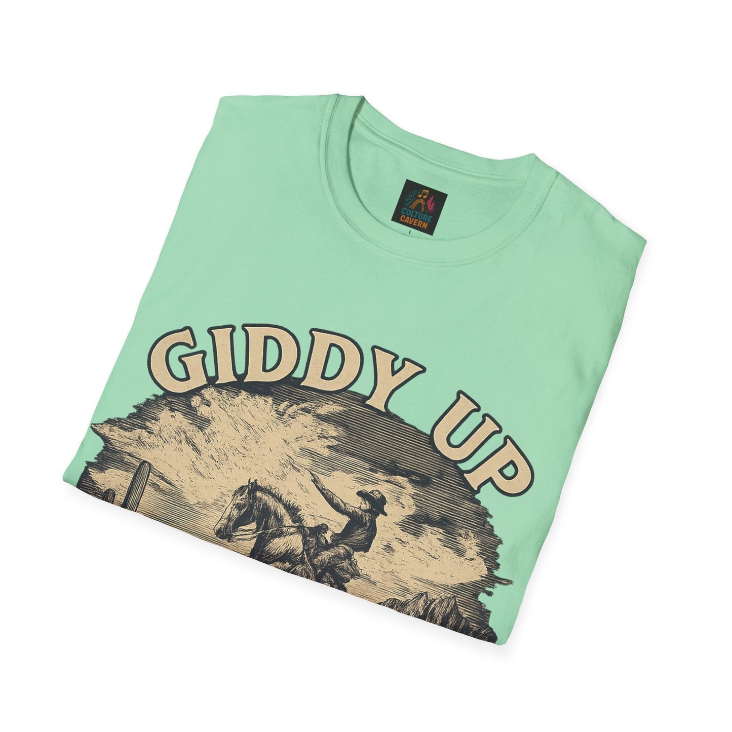 Giddy Up Buttercup Unisex T-Shirt - Cowgirltops.com