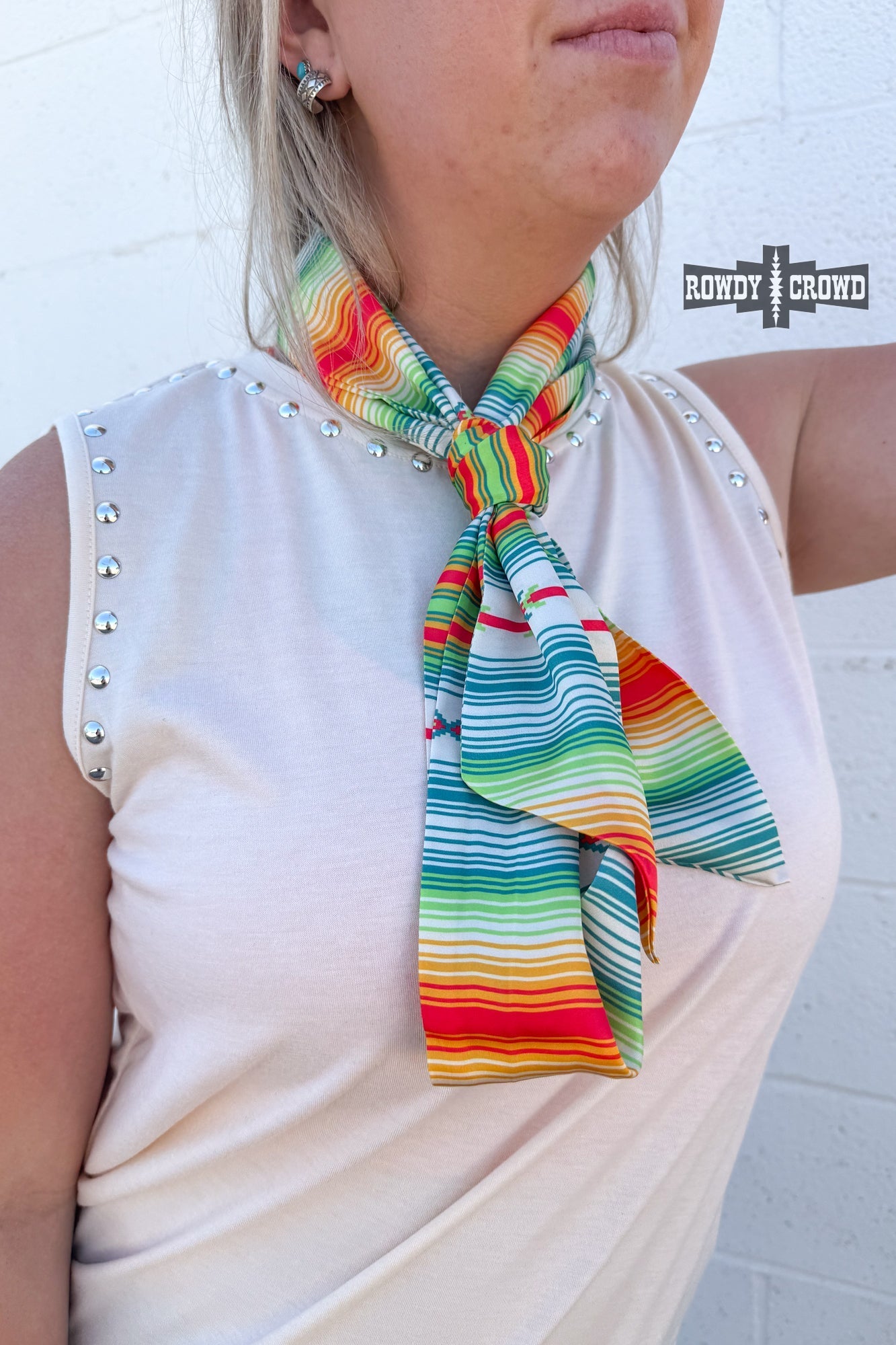 Good Vibes Long Scarf - Cowgirltops.com