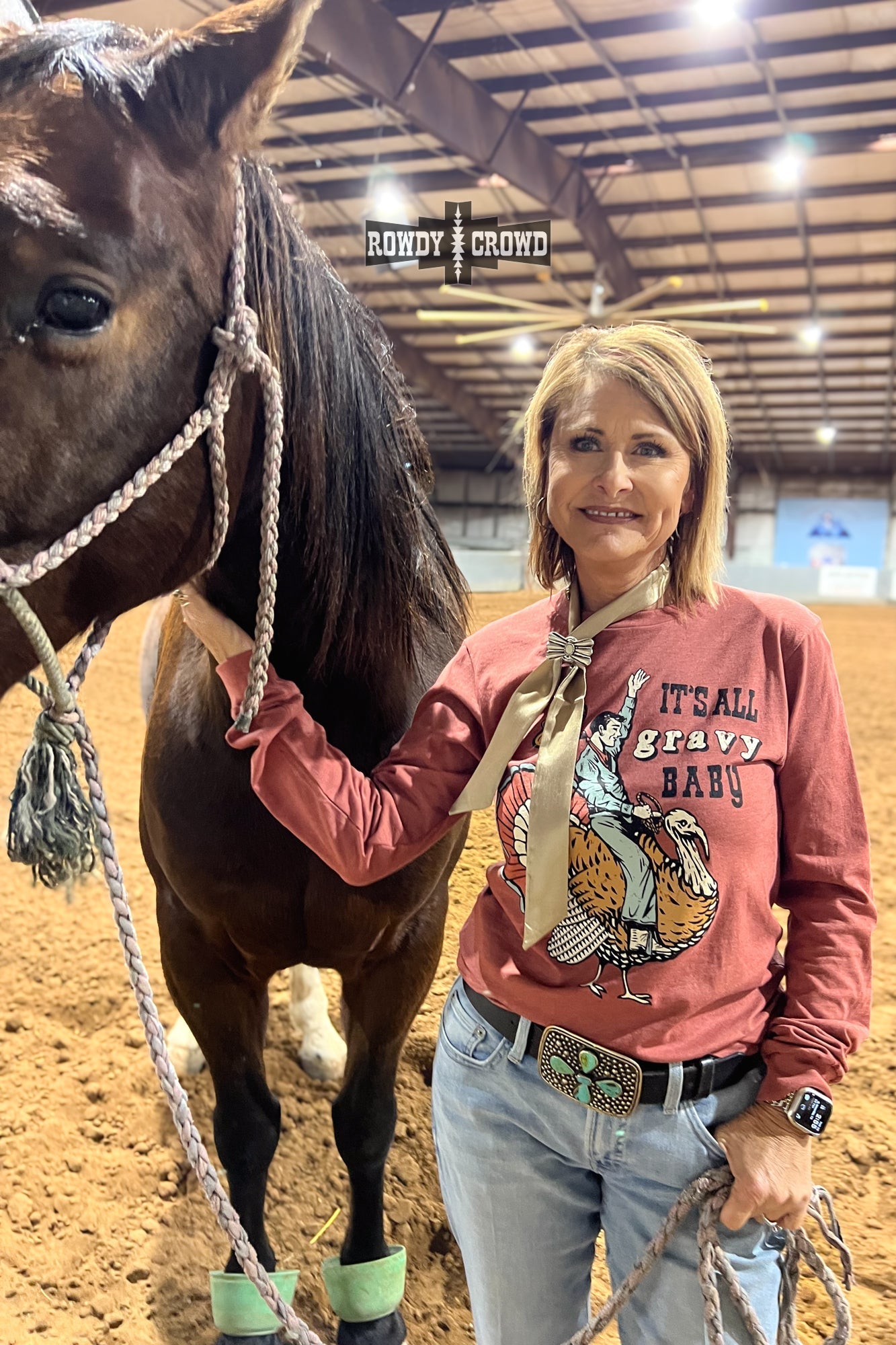 Gravy Baby Long Sleeve Tee - Cowgirltops.com