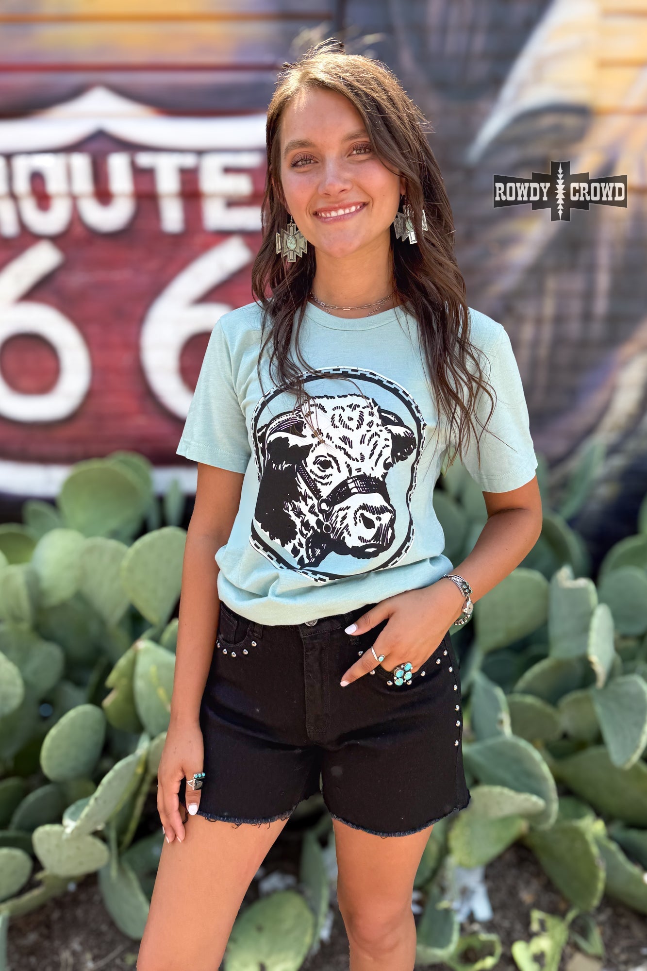 Happy Hereford Tee - Cowgirltops.com