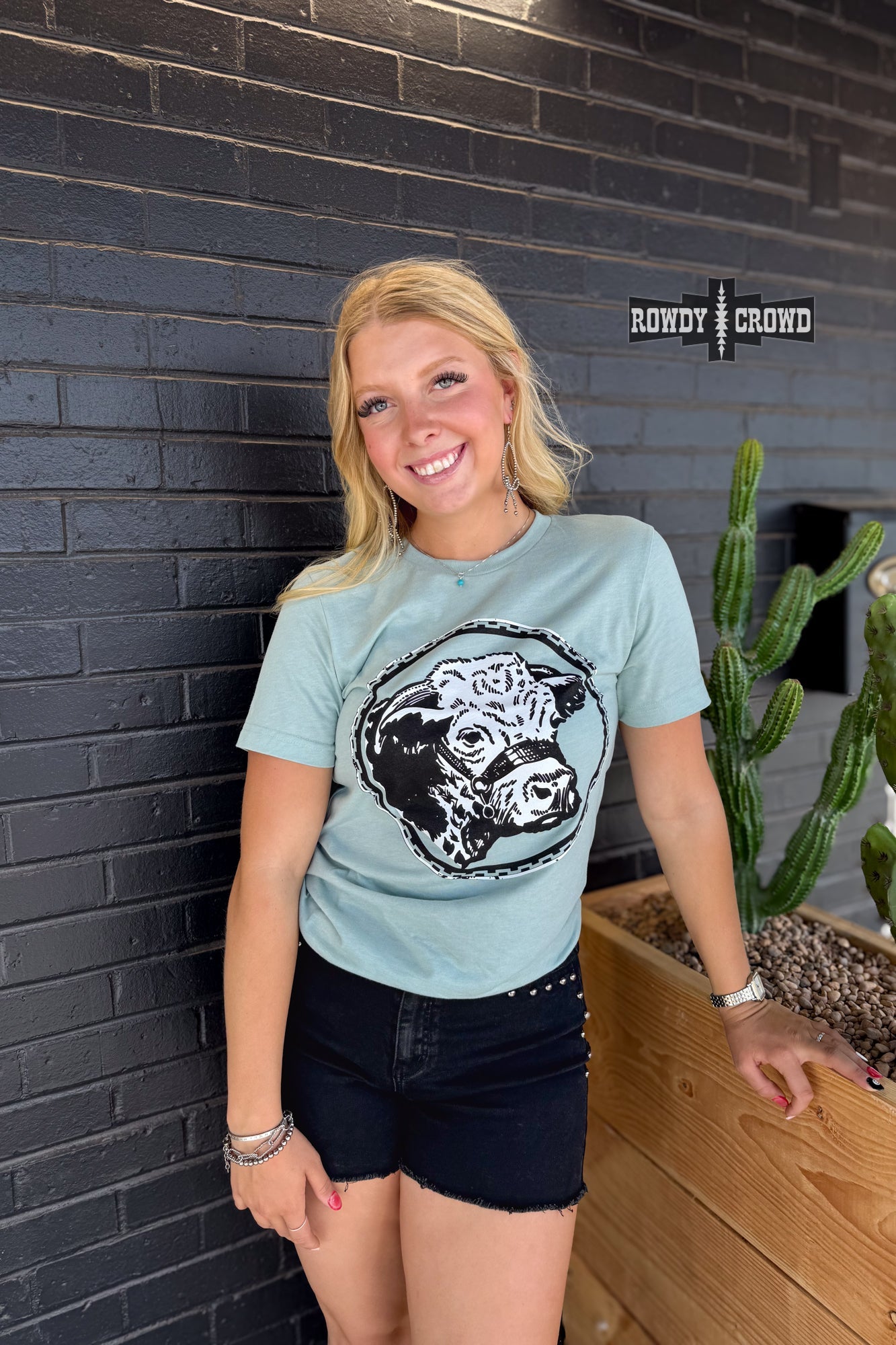 Happy Hereford Tee - Cowgirltops.com
