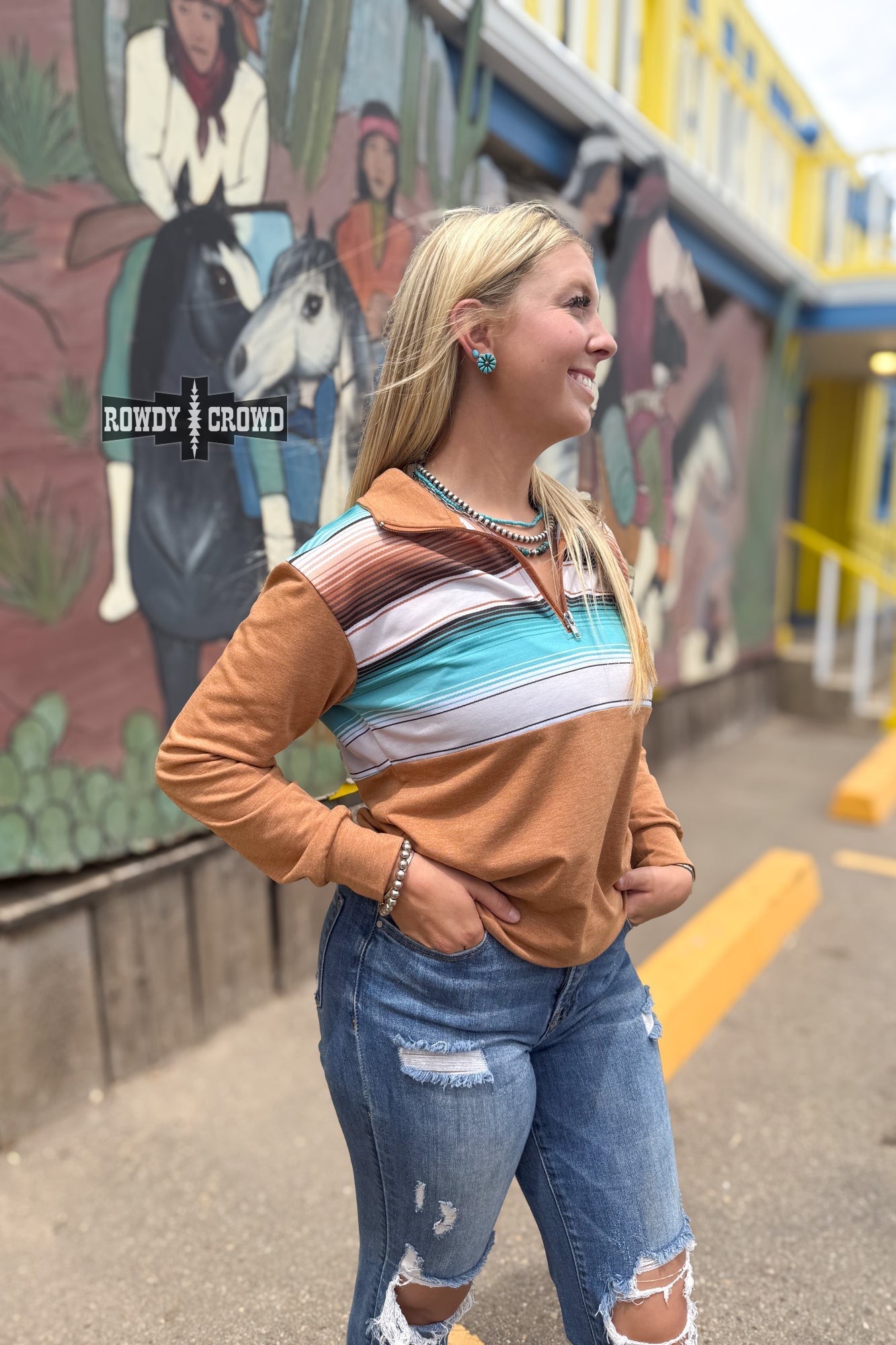 Herdsman Half Zip - Cowgirltops.com