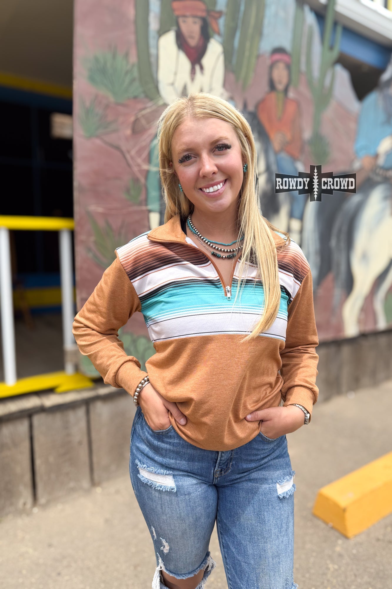 Herdsman Half Zip - Cowgirltops.com