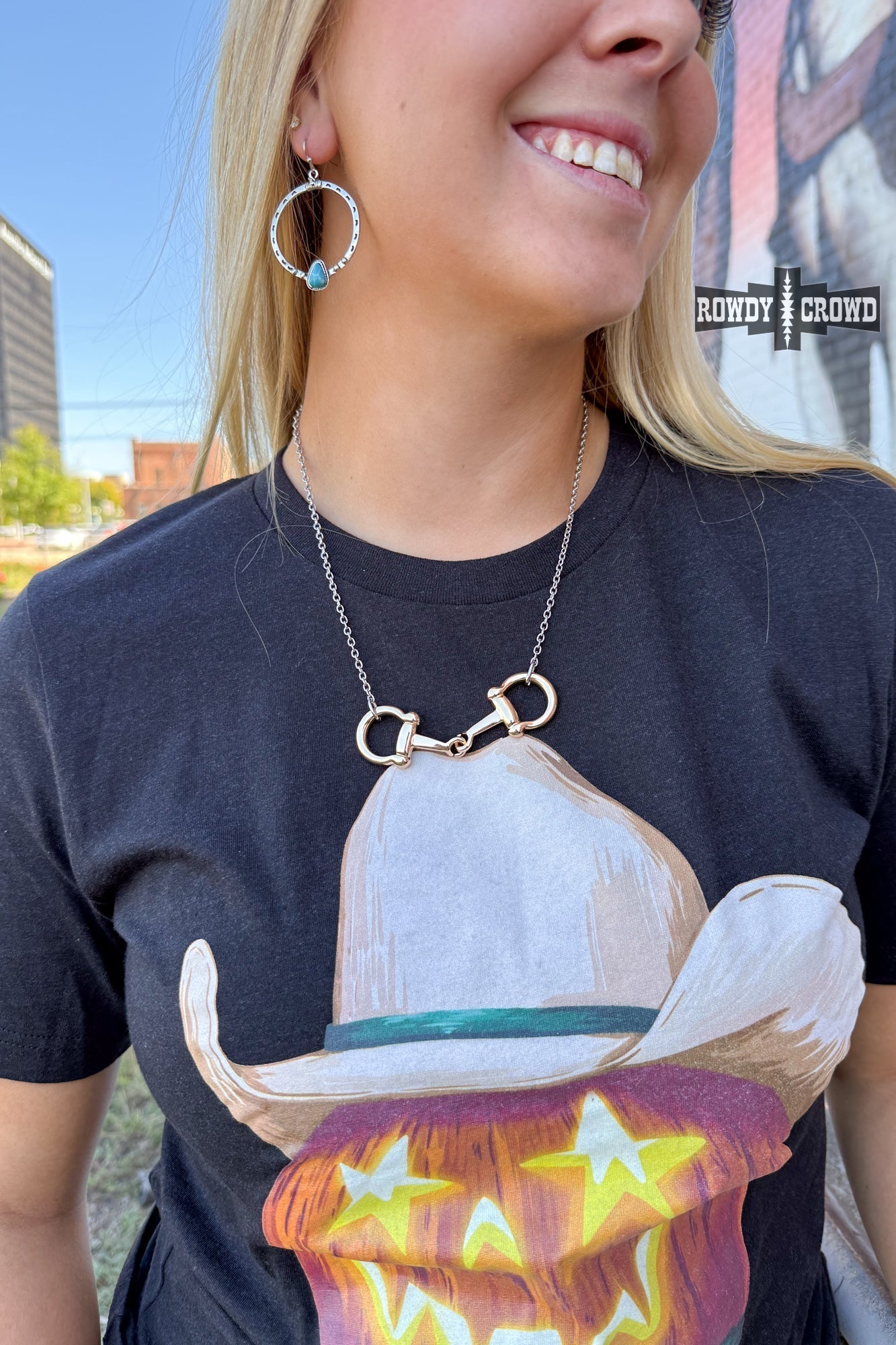 Hey Cowboy Necklace - Cowgirltops.com