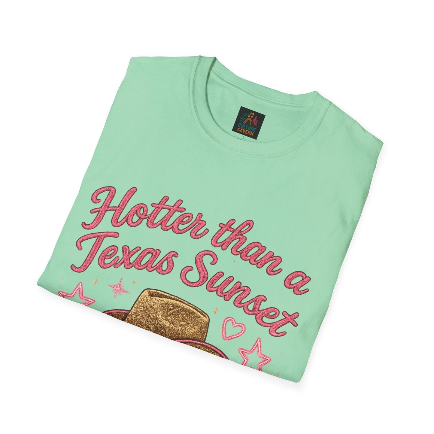 Hotter than a Texas Sunset Womens Tee - Cowgirltops.com