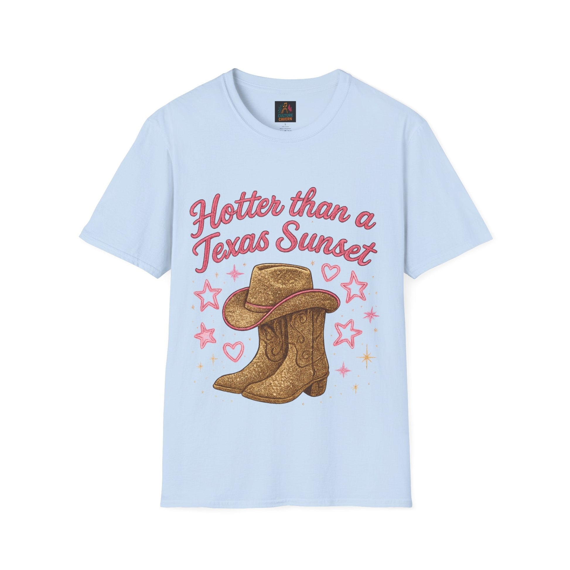 Hotter than a Texas Sunset Womens Tee - Cowgirltops.com