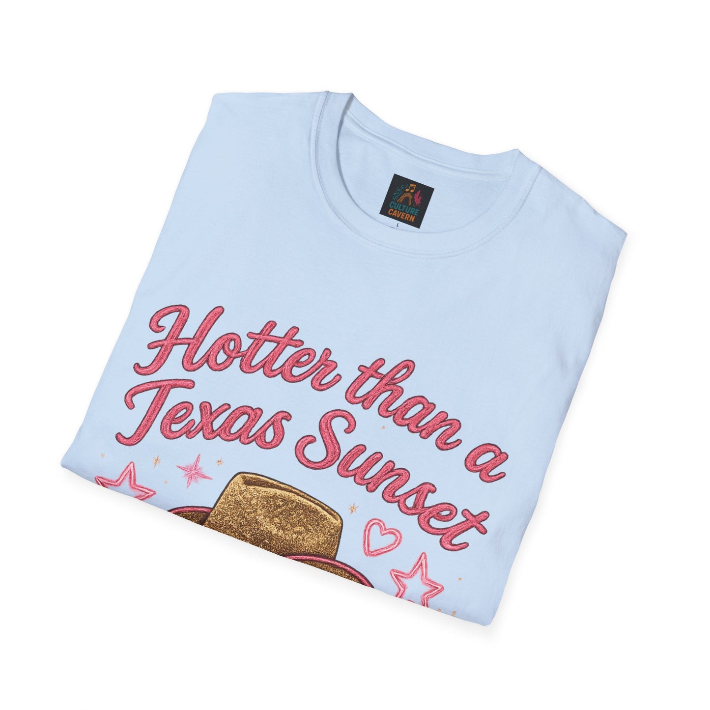 Hotter than a Texas Sunset Womens Tee - Cowgirltops.com
