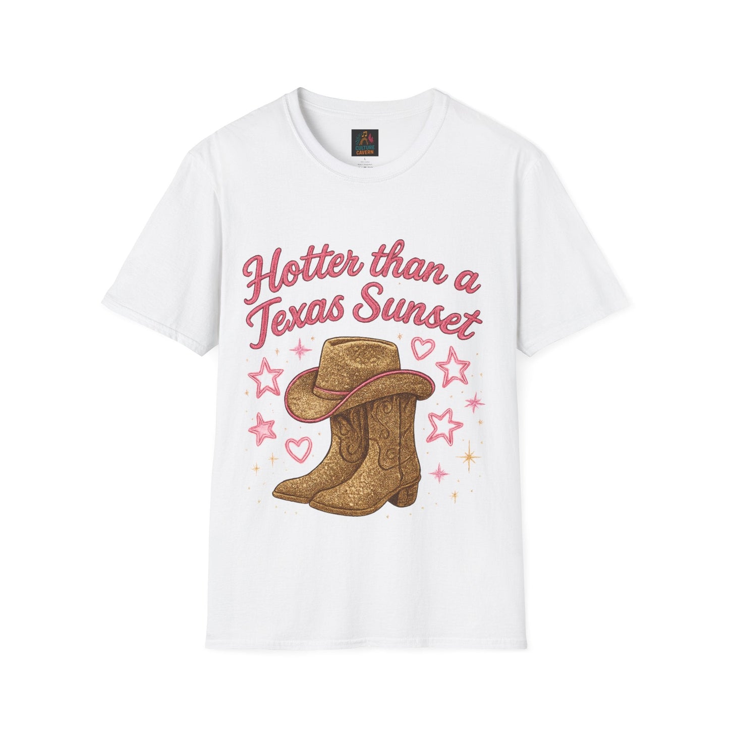 Hotter than a Texas Sunset Womens Tee - Cowgirltops.com